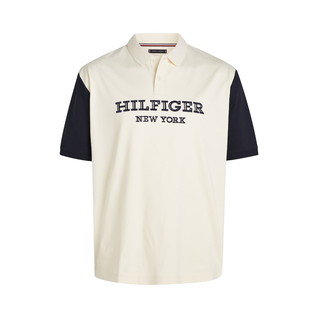 Tommy Hilfiger Big & Tall Poloshirt »BT - MONOTYPE CB REG POLO«, Große Größen, kontrastfarbene Details
