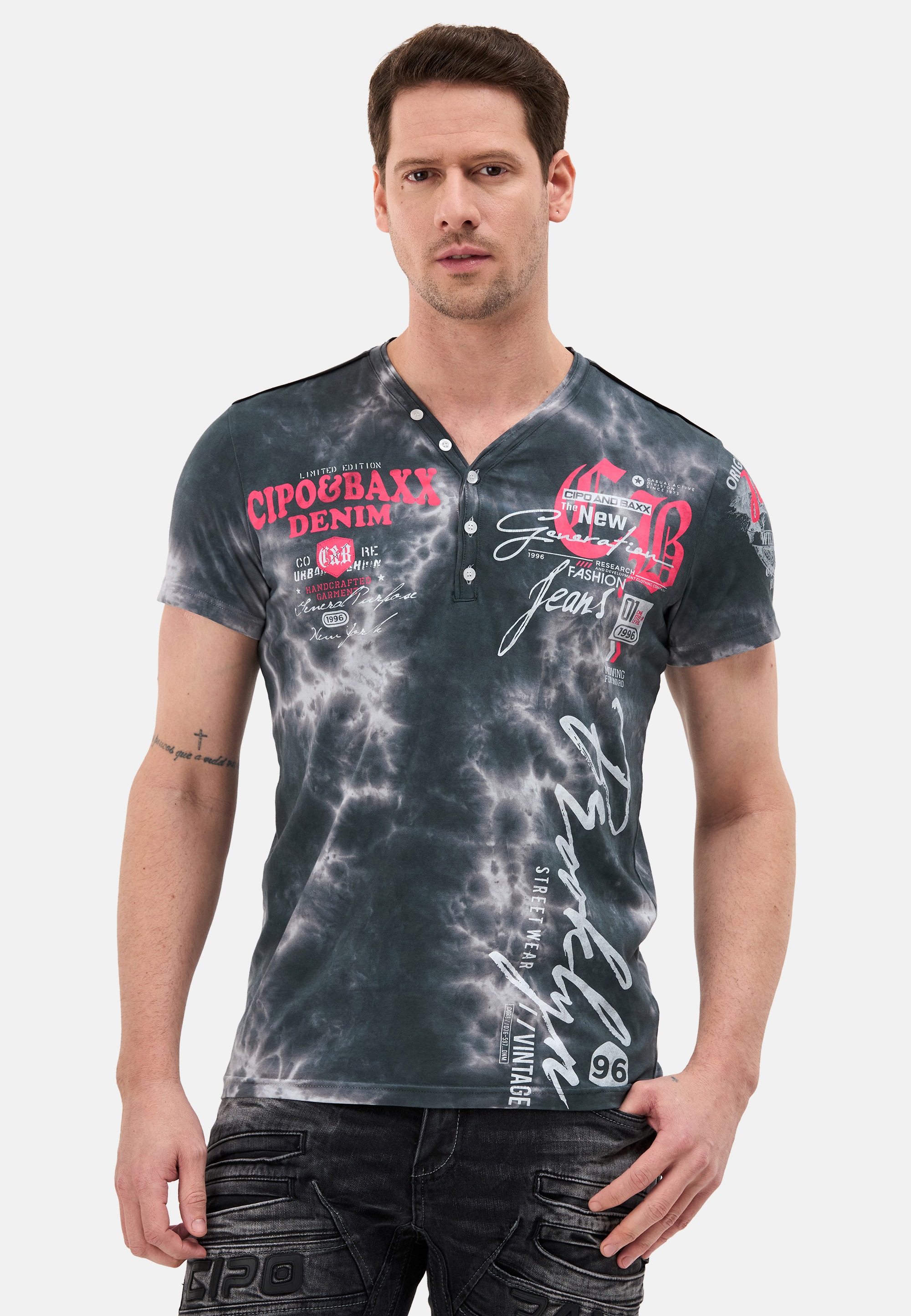 Thumbnail - Cipo & Baxx Kurzarmshirt