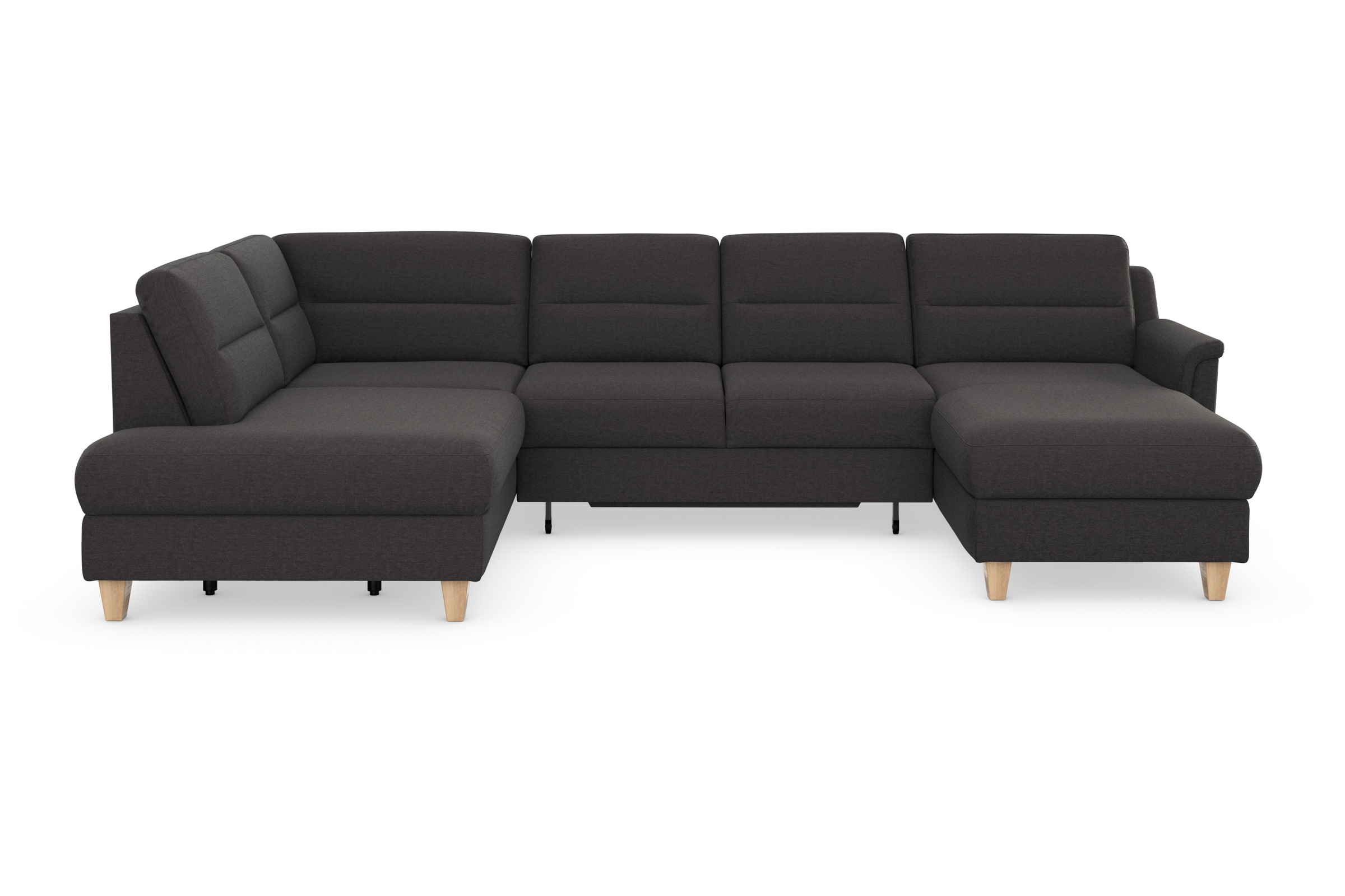 sit&more Wohnlandschaft »Farö U-Form«, inklusive Federkern, wahlweise mit Bettfunktion und Bettkasten