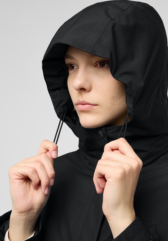 Jack Wolfskin Funktionsparka »WINTERTOR PARKA W«, mit Kapuze