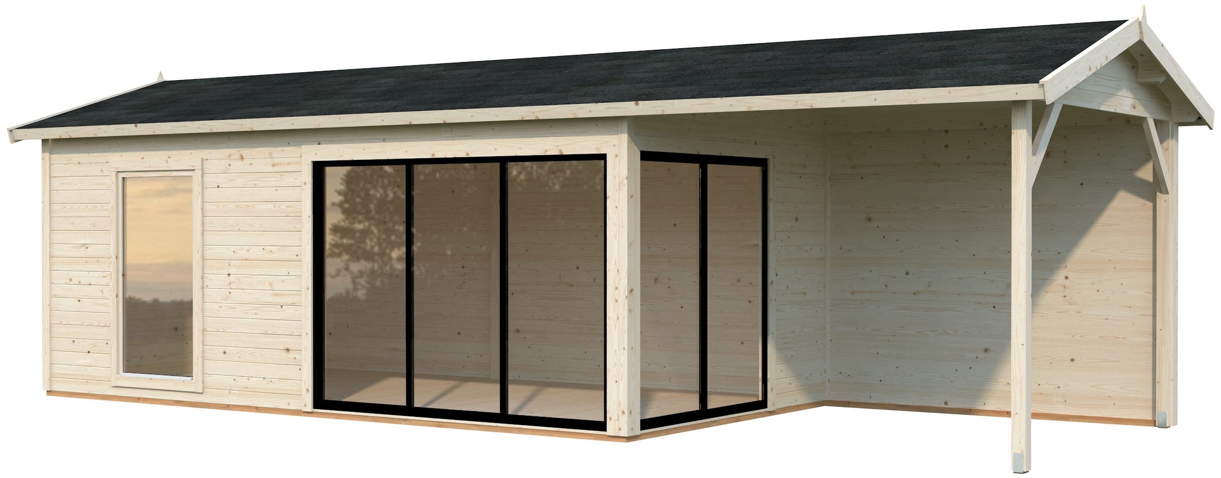 Palmako Gartenhaus »Amanda Slide« verschiedene Farben