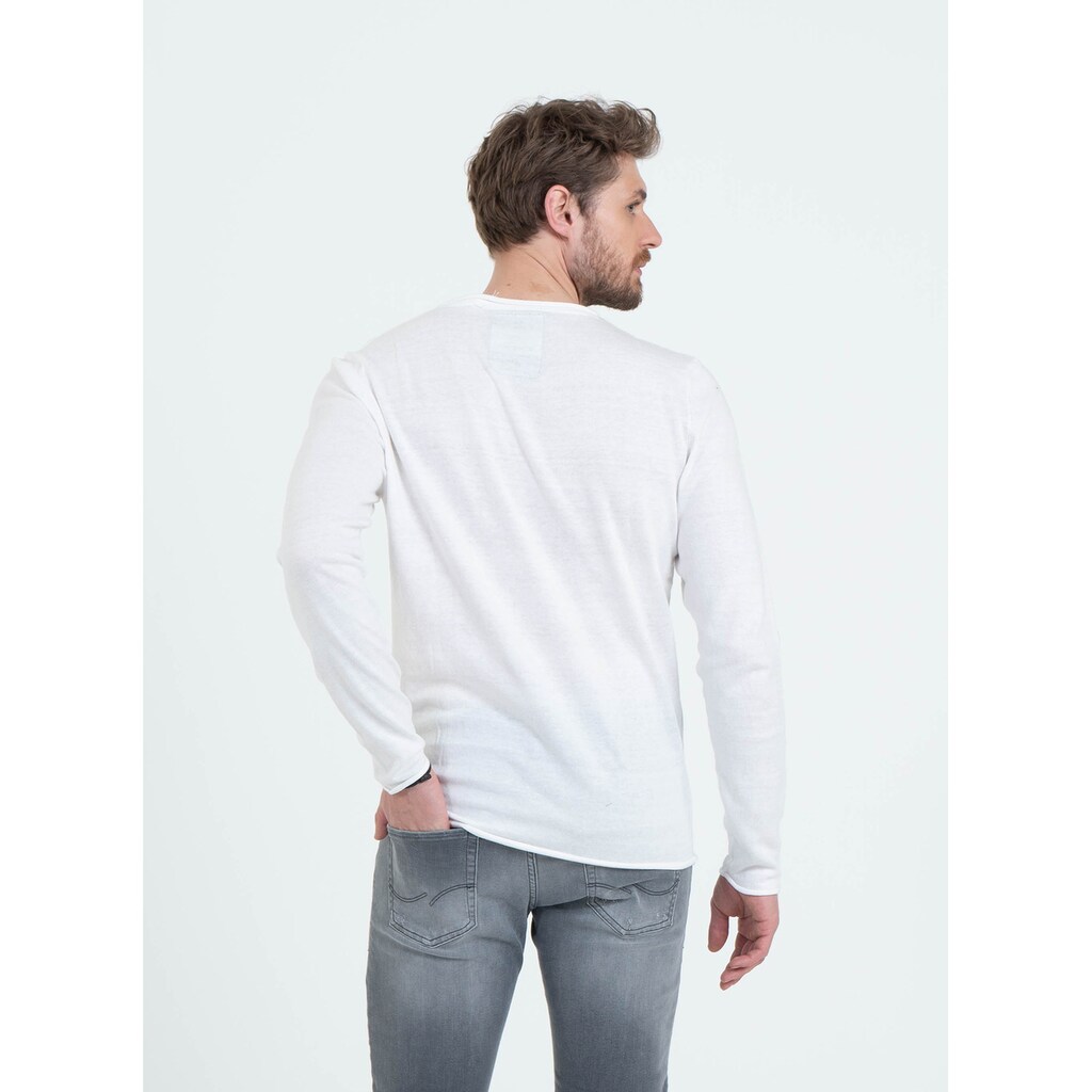 Key Largo Strickpullover »MST FRANKI round«