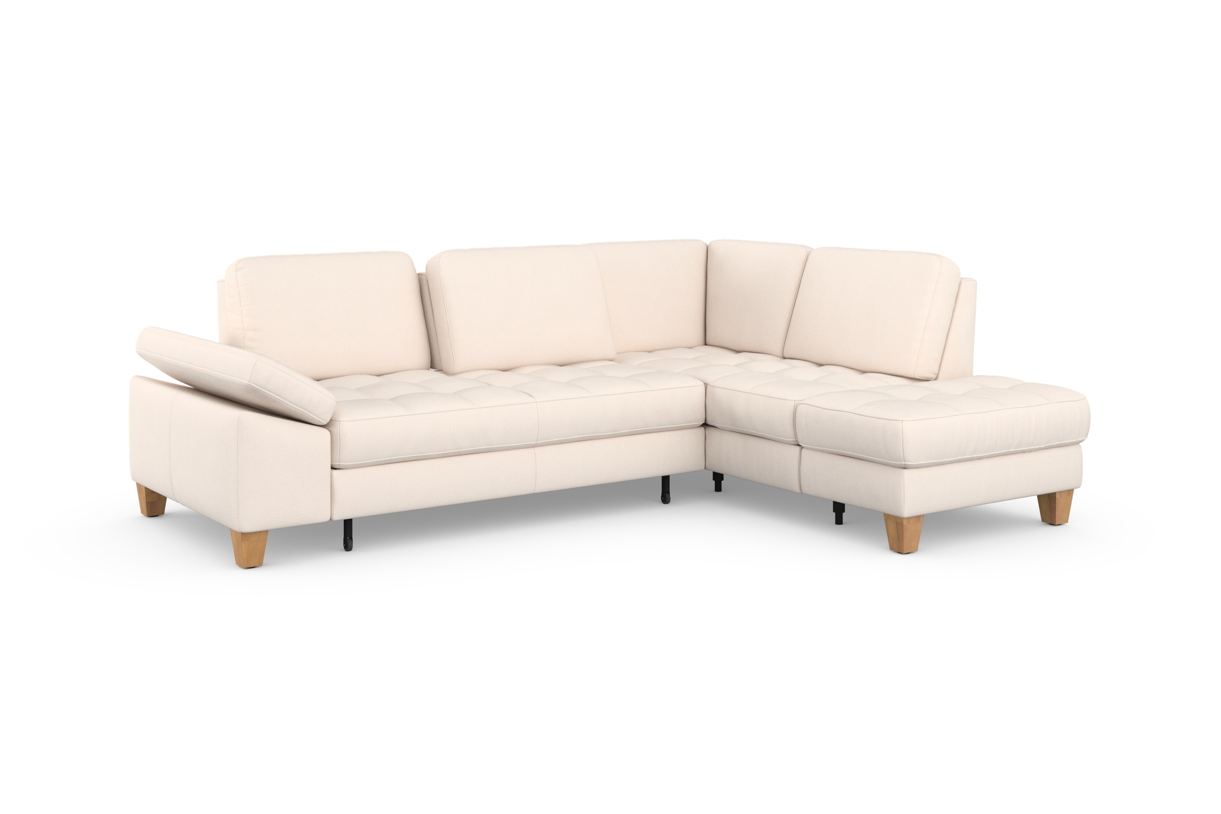 sit&more Ecksofa »Westham L-Form«, mit Ottomane, mit oder ohne Bettfunktion, Bettkasten, Verstellung
