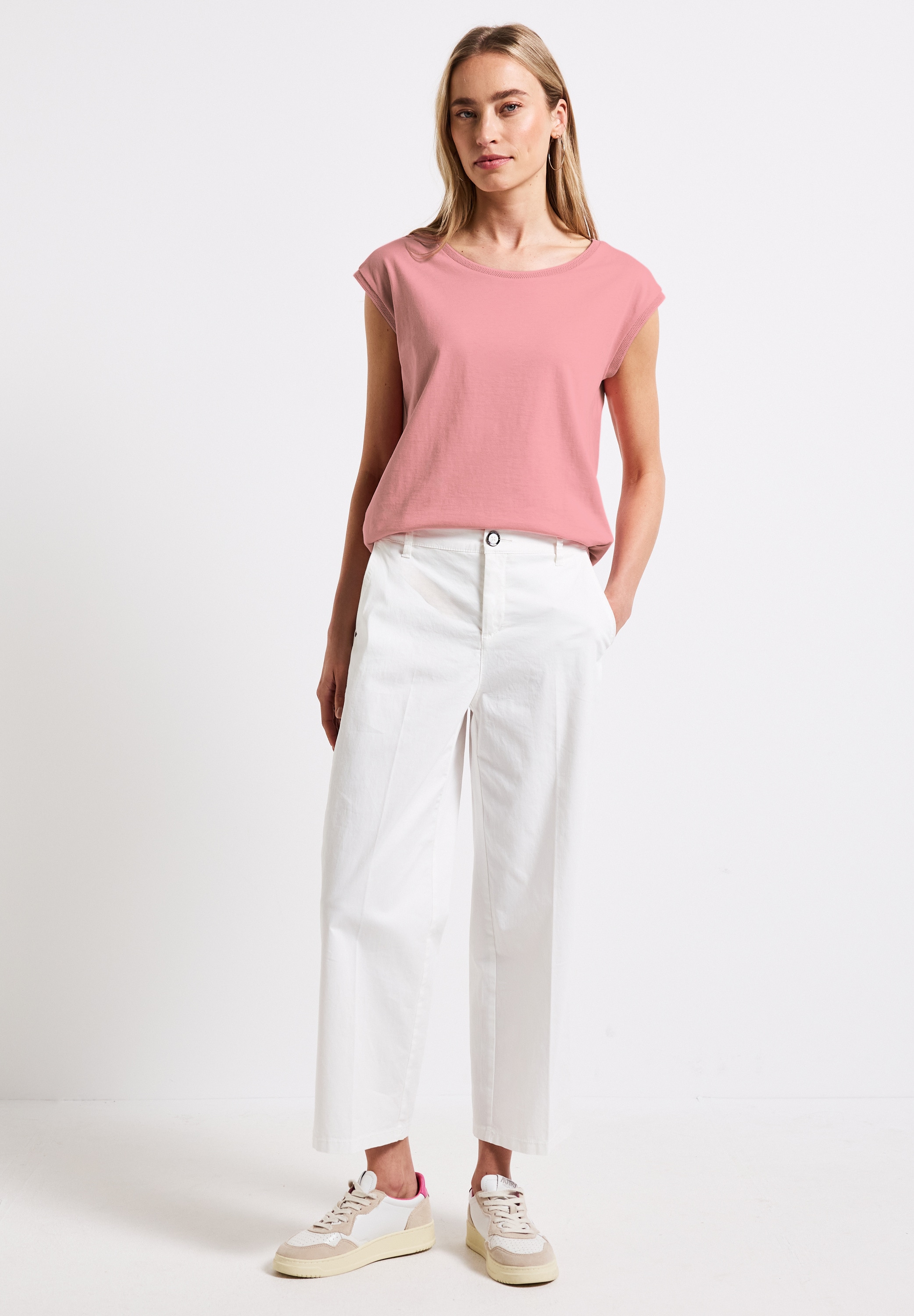 STREET ONE T-Shirt, aus reiner Baumwolle