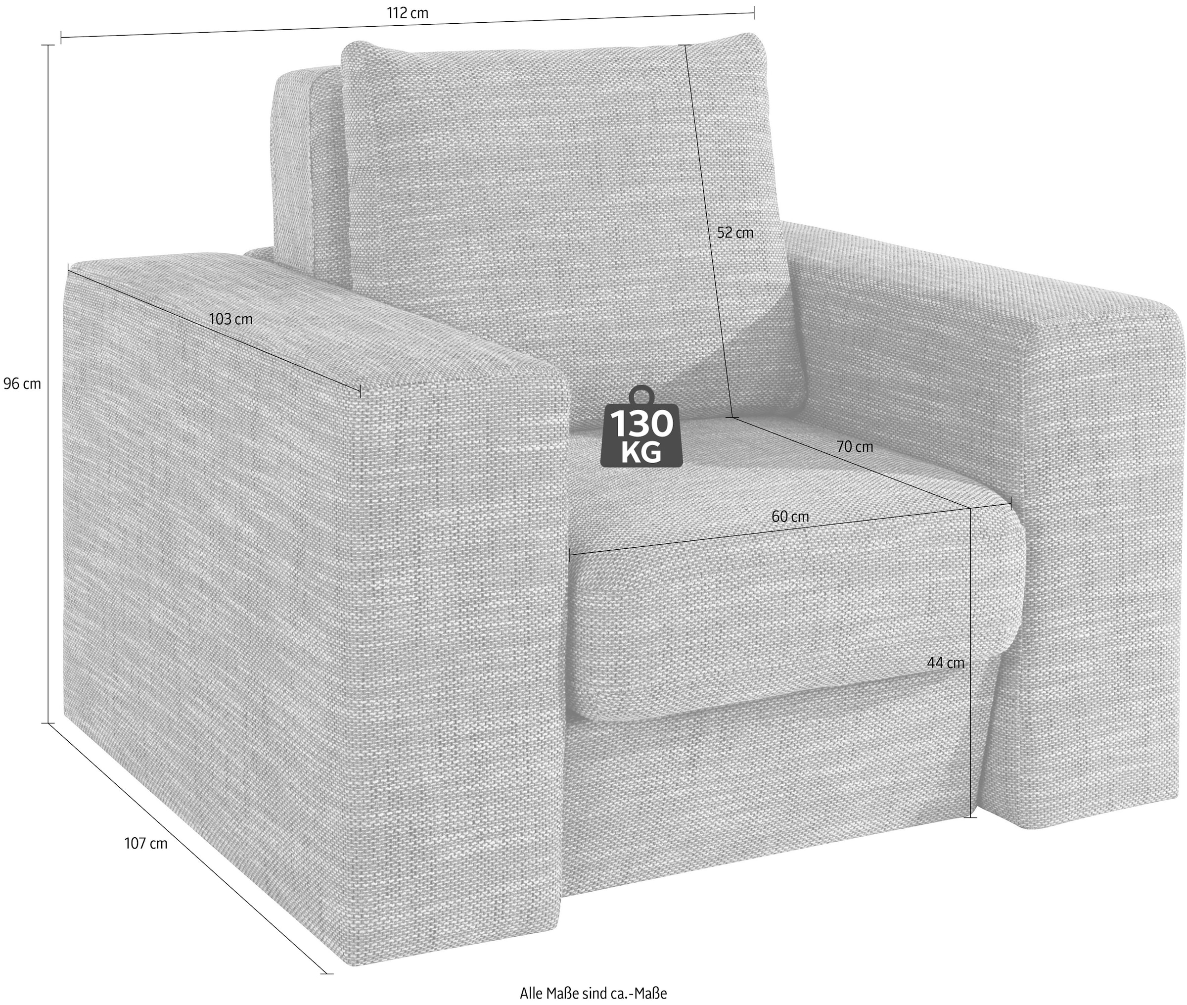 LOOKS by Wolfgang Joop Sessel »Looksv« Verwandlungssessel: aus Sessel wird Sessel mit Hocker