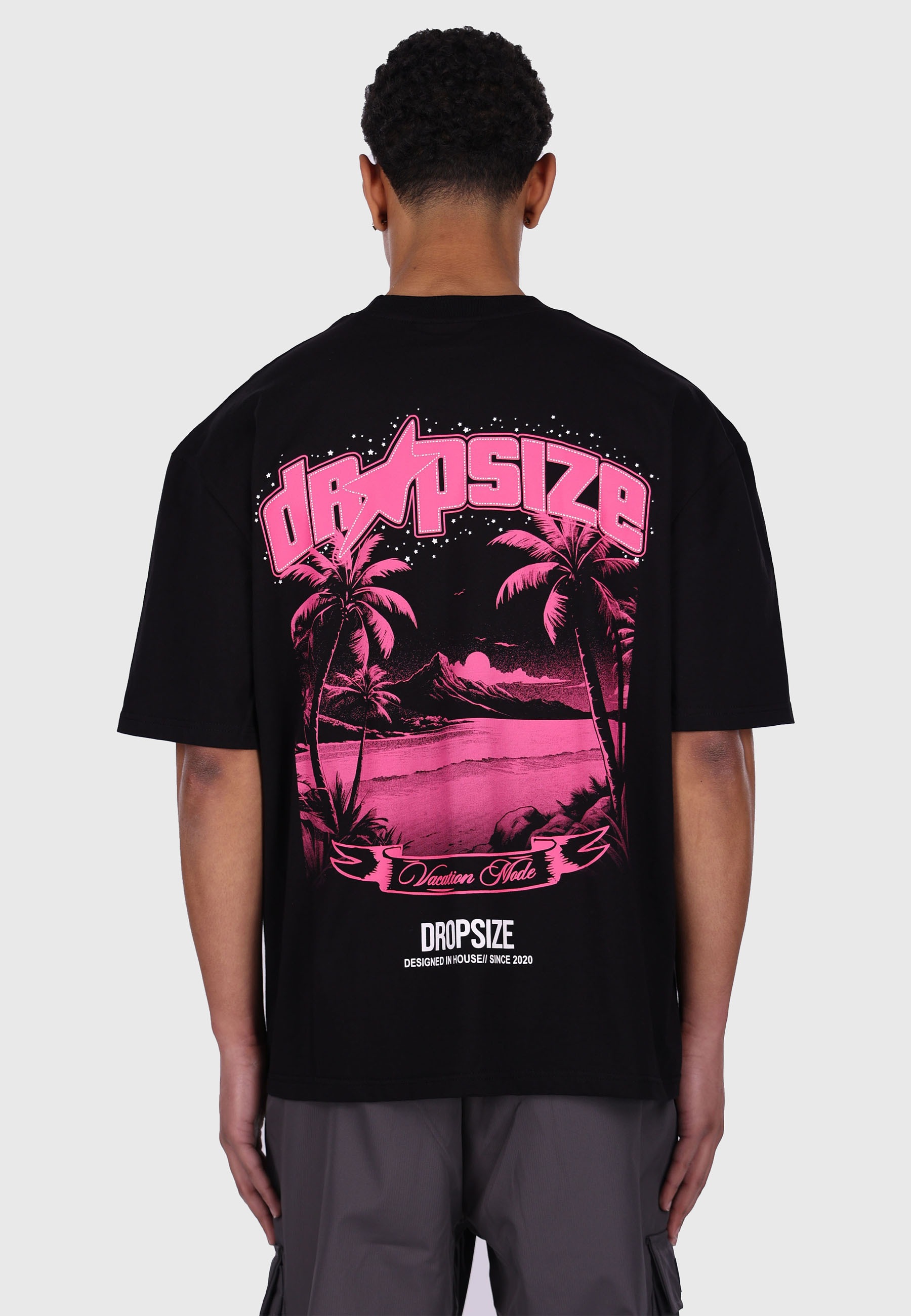 Dropsize T-Shirt »Dropsize HEAVY OVERSIZE PALMTREES T-SHIRT« 1 Stk.