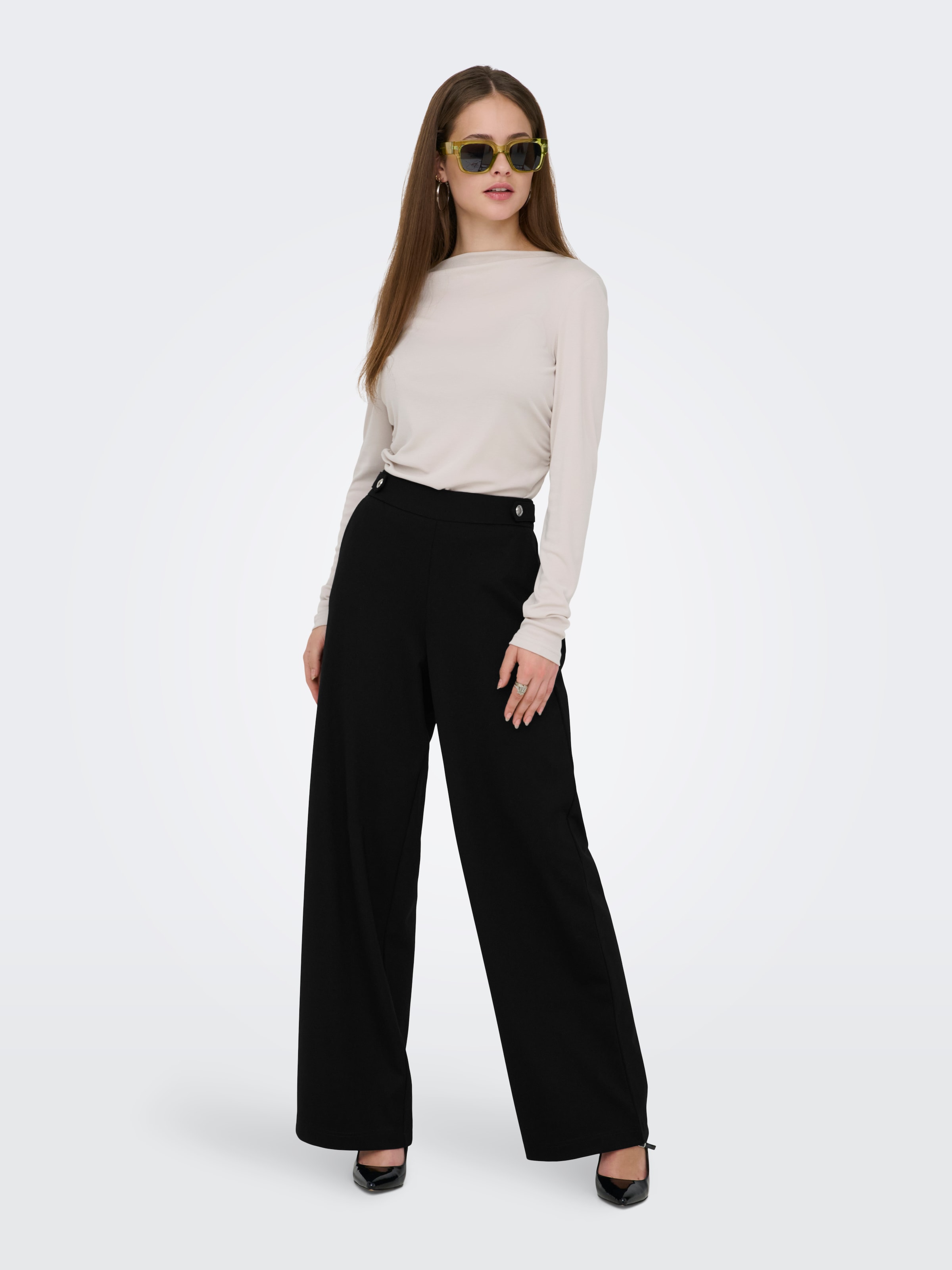 ONLY Stoffhose »ONLEVALY-LIKA LIFE HW WIDE PANT TLR«