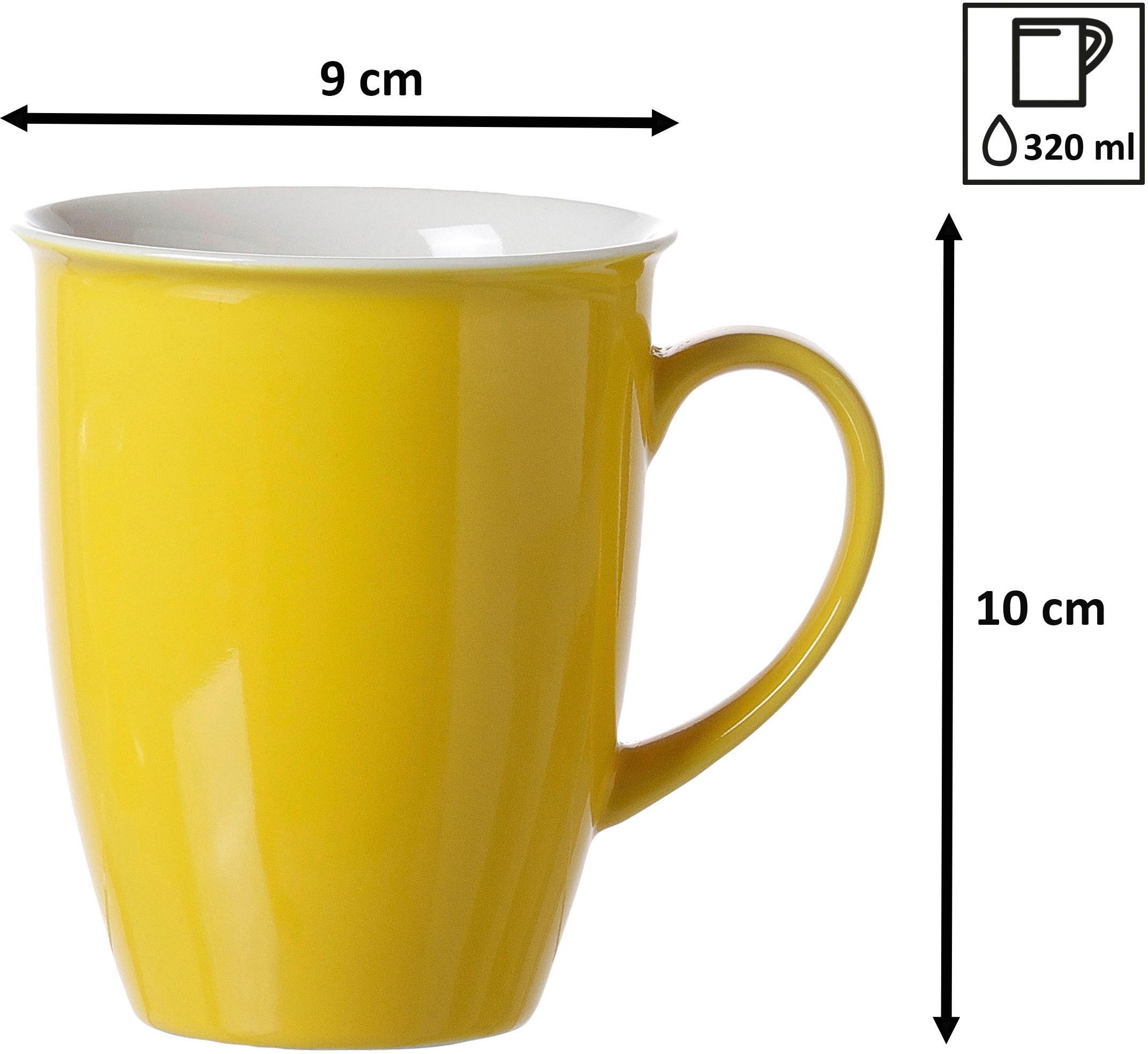 Ritzenhoff & Breker Becher "Doppio" 4-teilig günstig online kaufen