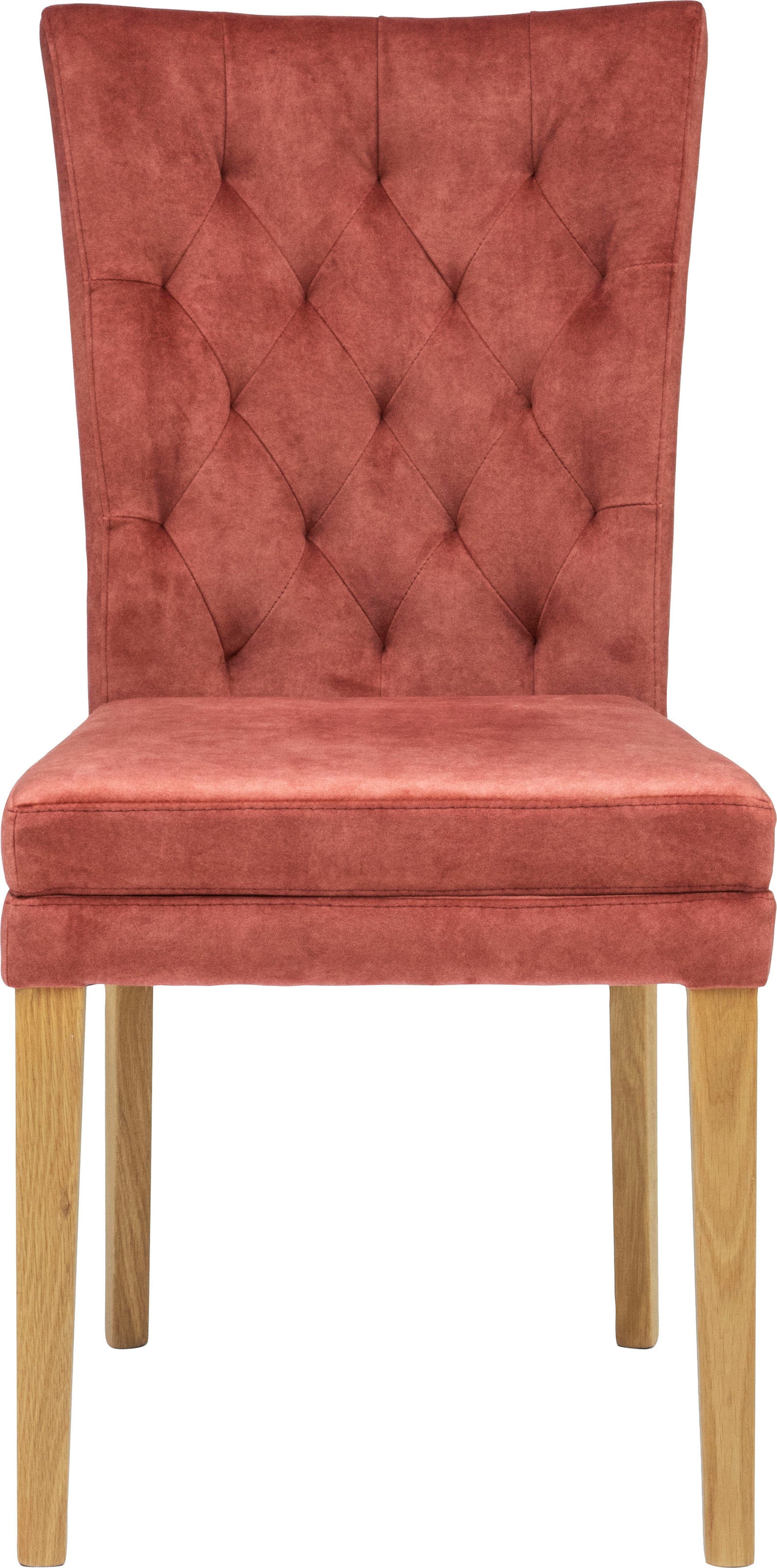 Home affaire Esszimmerstuhl »Colorado BESTSELLER Polsterstuhl«, (Set), 2 St., Samtvelours, Beine in eiche oder nussbaum. Im 2er, 4er oder 6er-Set