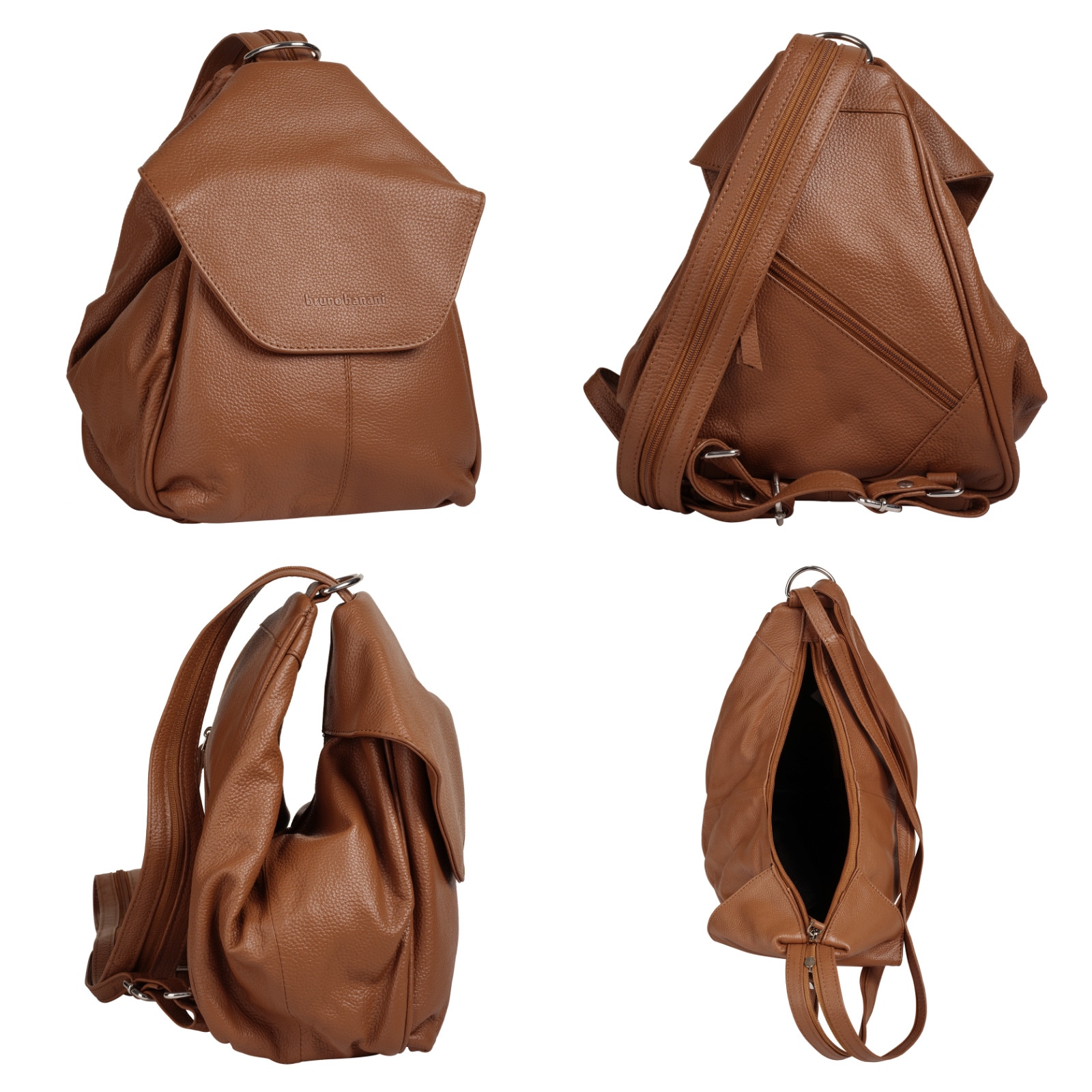 Bruno Banani Cityrucksack, echt Leder