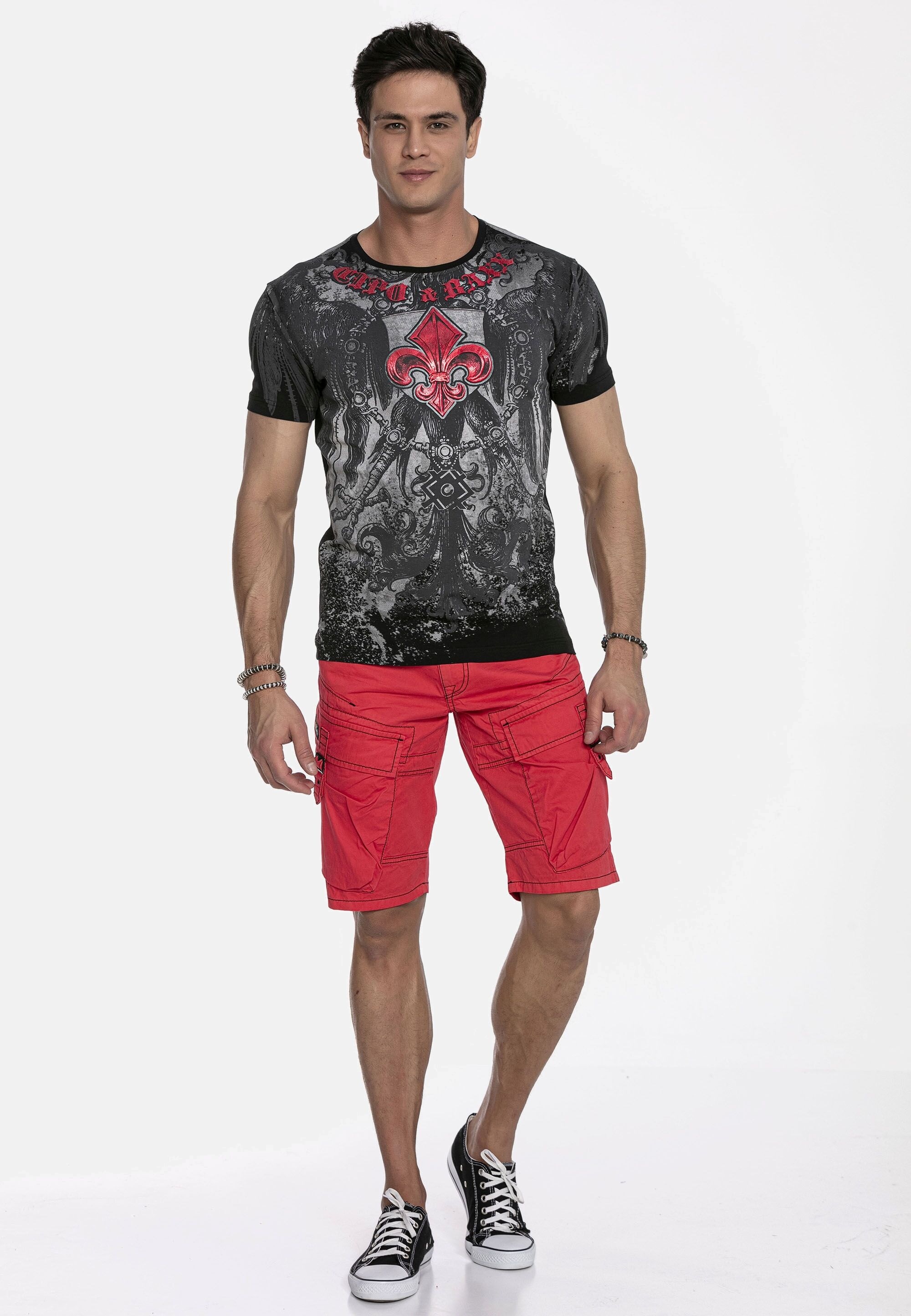 Cipo & Baxx Jeansbermudas »Bermuda & Short«, aus reiner Baumwolle