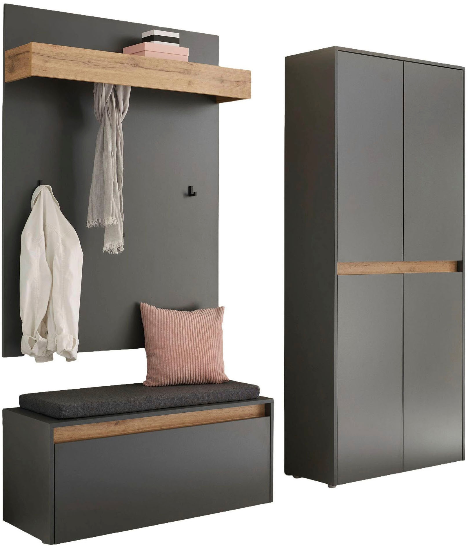 INOSIGN Garderoben-Set "City/Giron, moderne Garderobe, viel Stauraum, ca. 4 günstig online kaufen