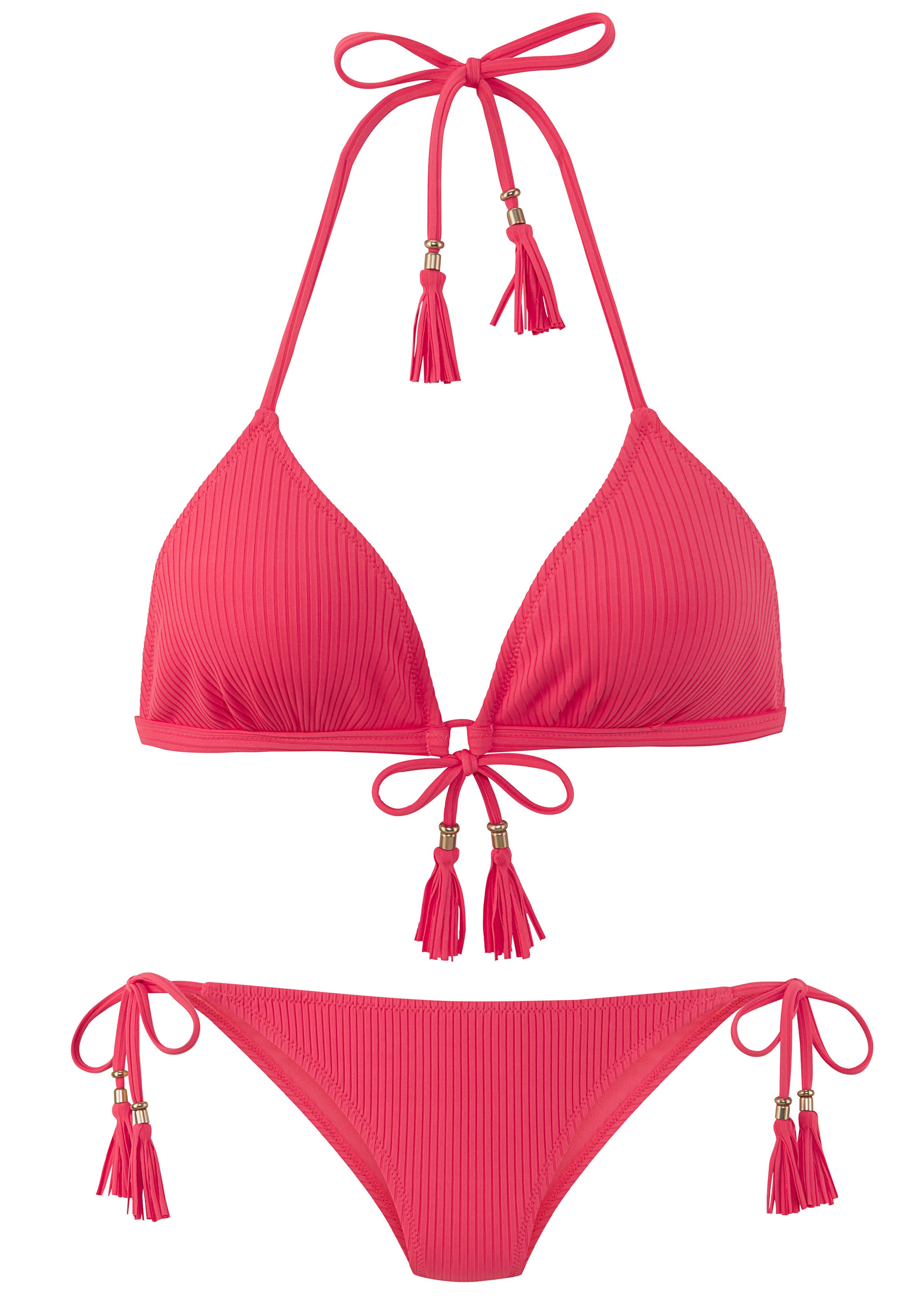 Elbsand Triangel-Bikini, aus trendiger Rippware günstig online kaufen