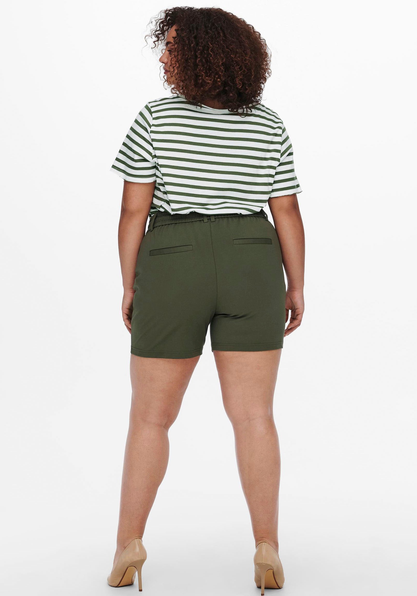 ONLY CARMAKOMA Shorts "CARGOLDTRASH LIFE EASY SHORTS JRS" günstig online kaufen