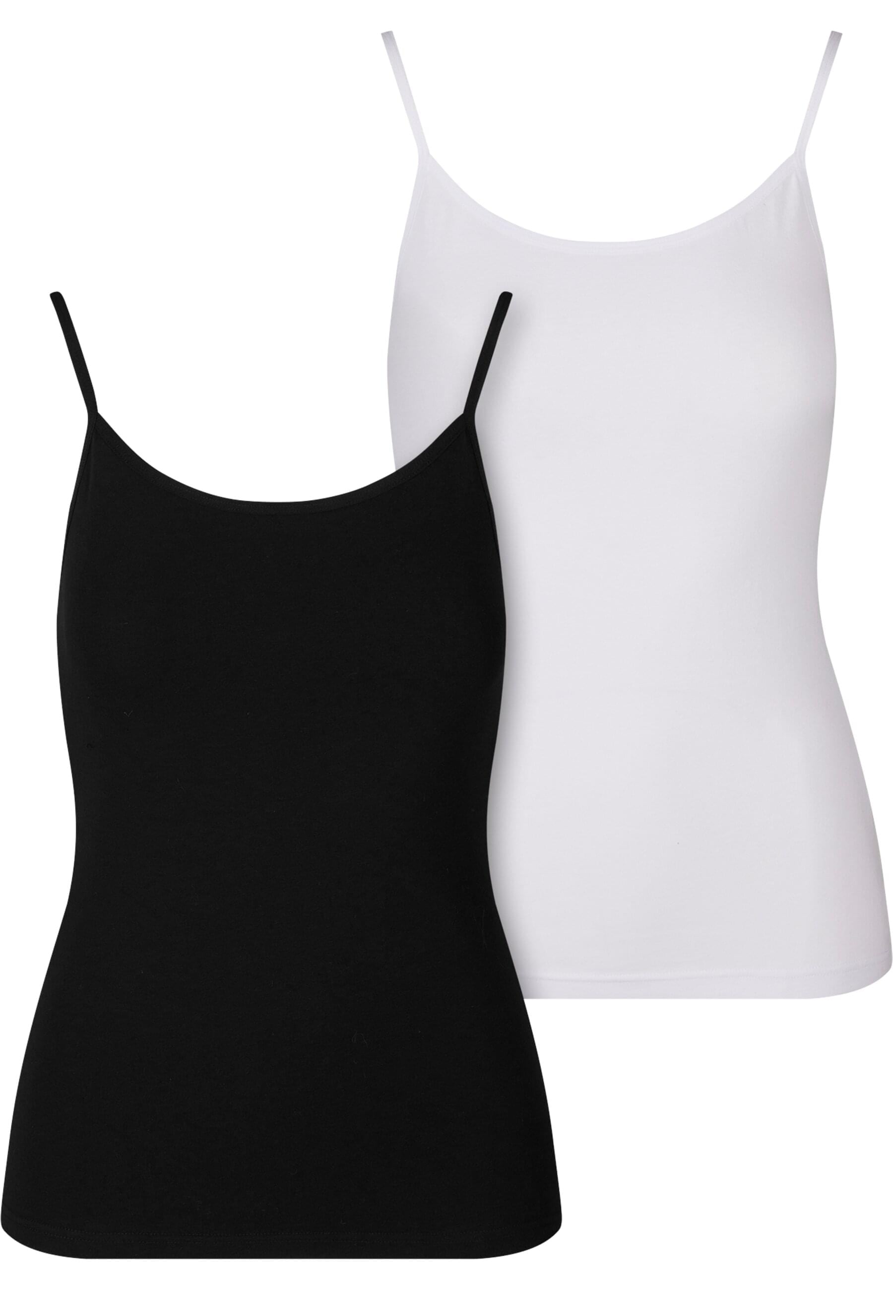 URBAN CLASSICS Muskelshirt "Urban Classics Ladies Basic Tank Top Cotton 2-P günstig online kaufen