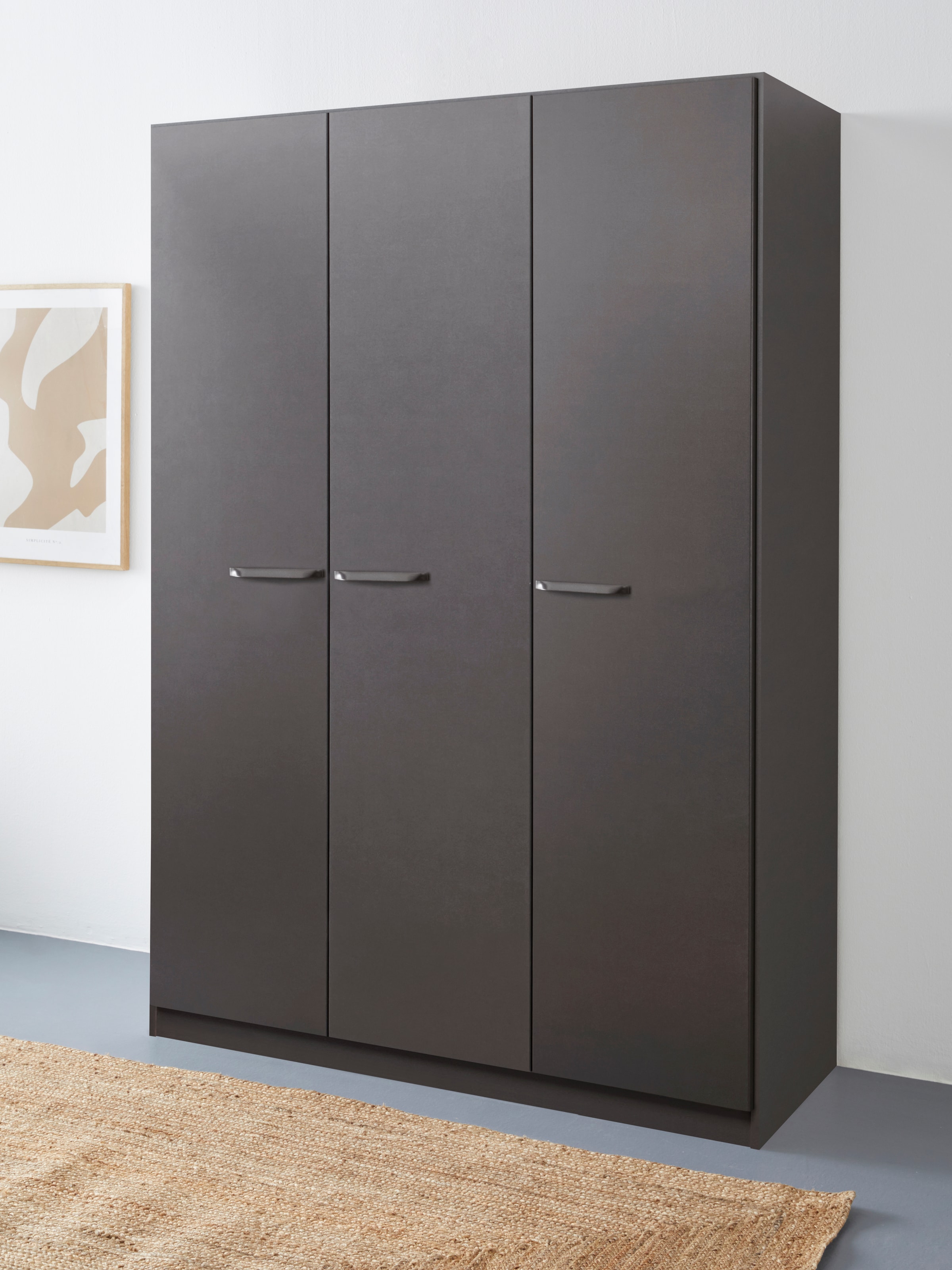 INOSIGN BY RAUCH Drehtürenschrank »Kleiderschrank Schrank Garderobe Wäscheschrank VANDOR«, in drei Breiten, Höhe 197 cm, Griffe in Graumetallic MADE IN GERMANY