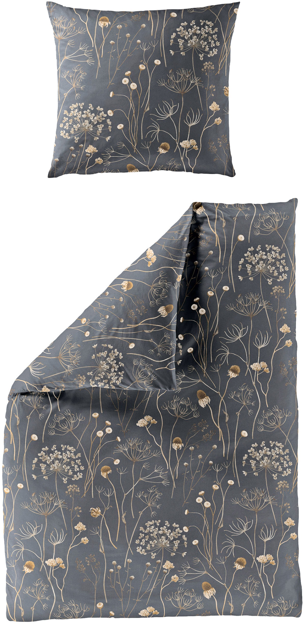 BIERBAUM Bettwäsche "4140" 2 Stk. Biber, 100 % Baumwolle, pflegeleicht, kus günstig online kaufen