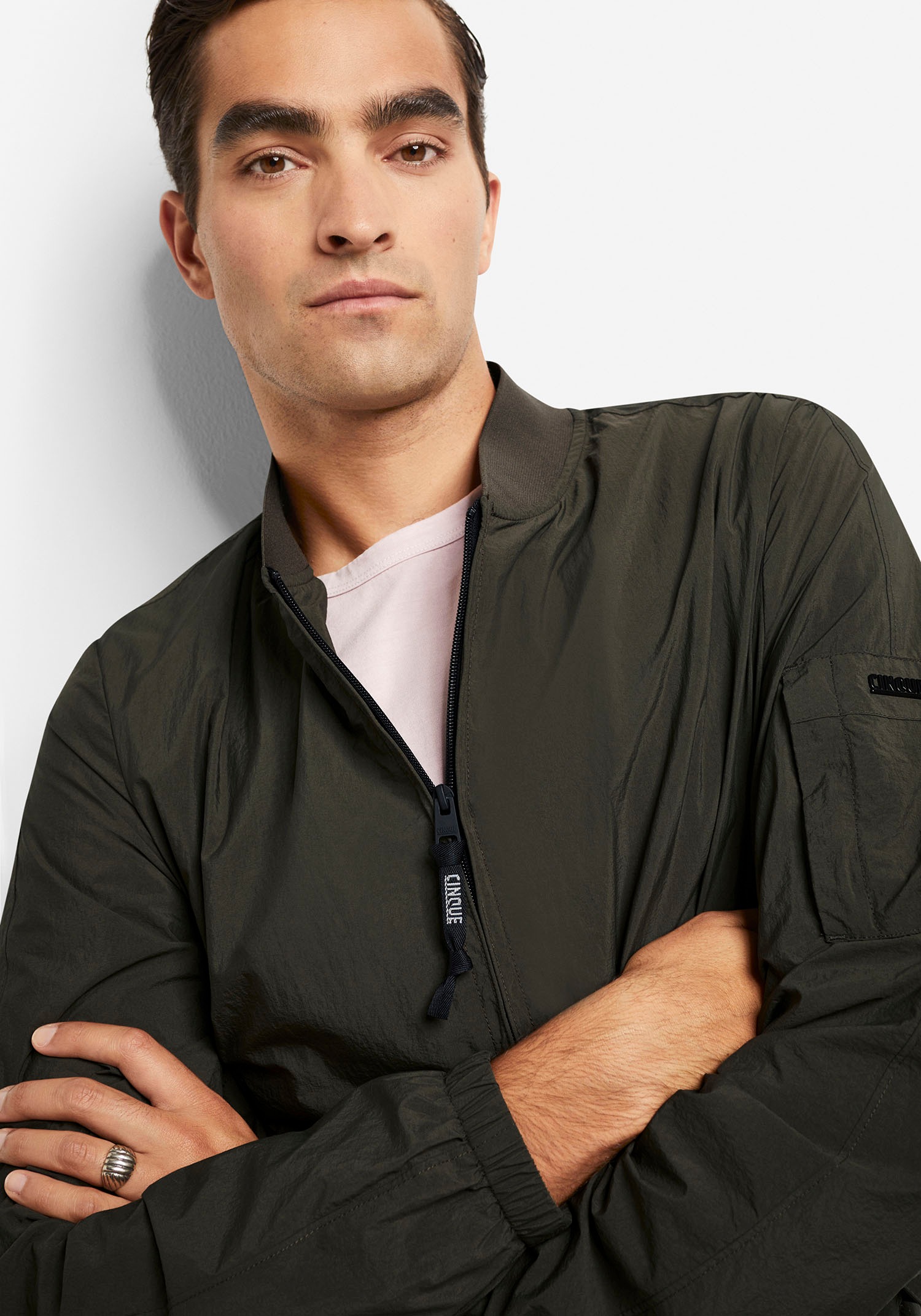 Cinque Blouson »CIFIGHT_S« Markenlabel am Ärmel