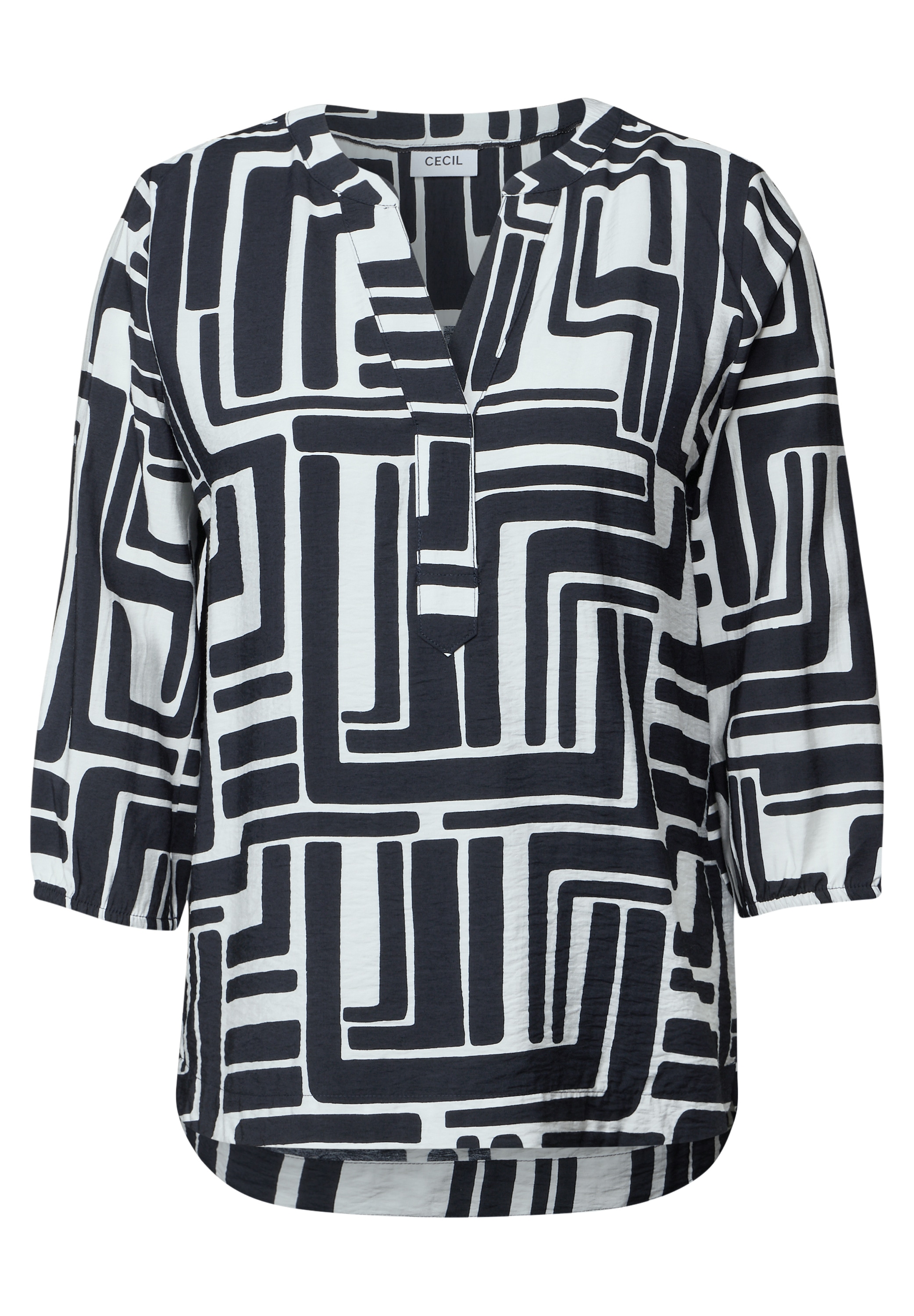Cecil Druckbluse, mit grafischem Muster