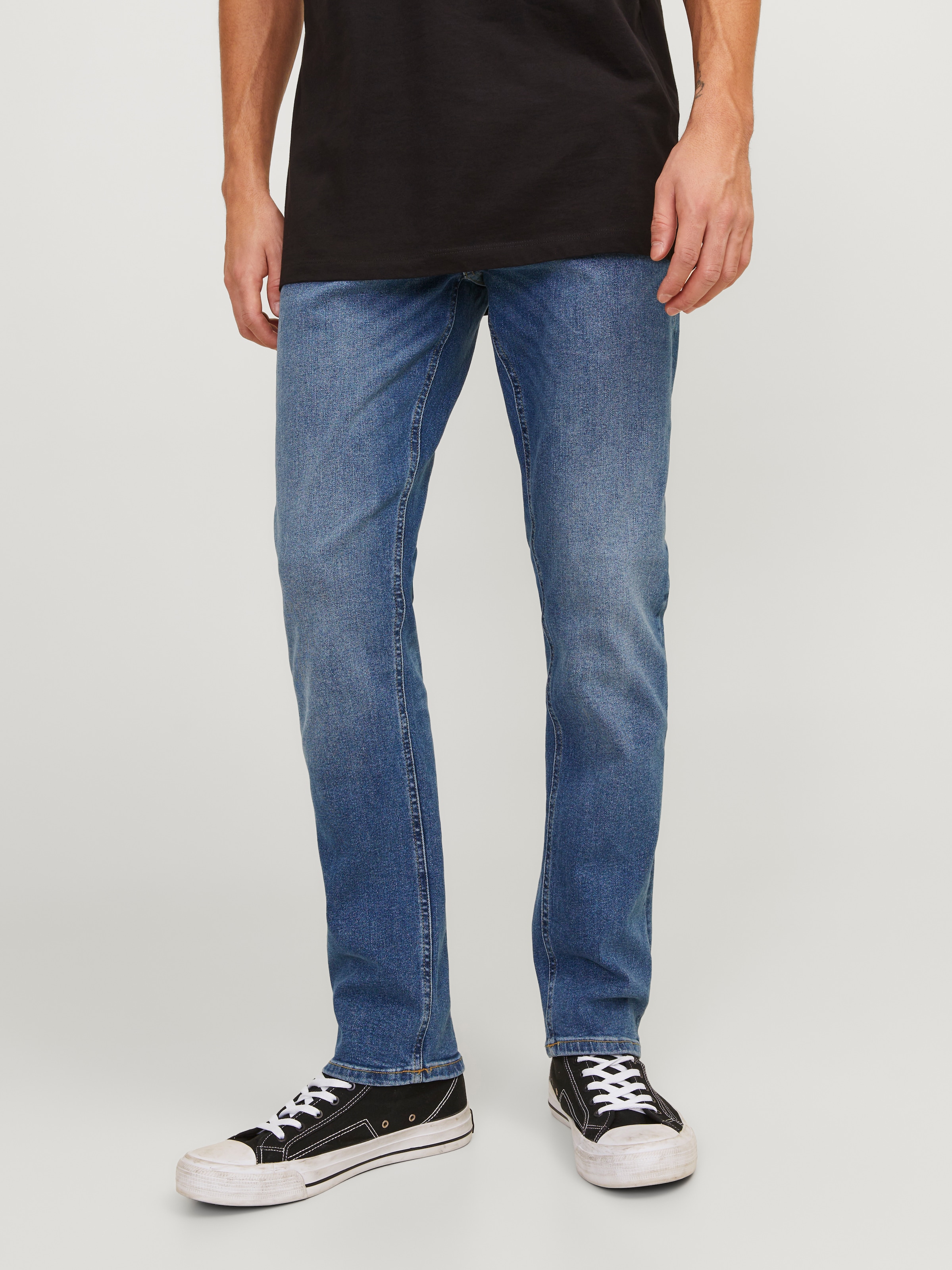 Jack & Jones Slim-fit-Jeans »JJIGLENN Jeans mit schmaler Beinform und Stretch für Komfort« Baumwollmischung, slim fit