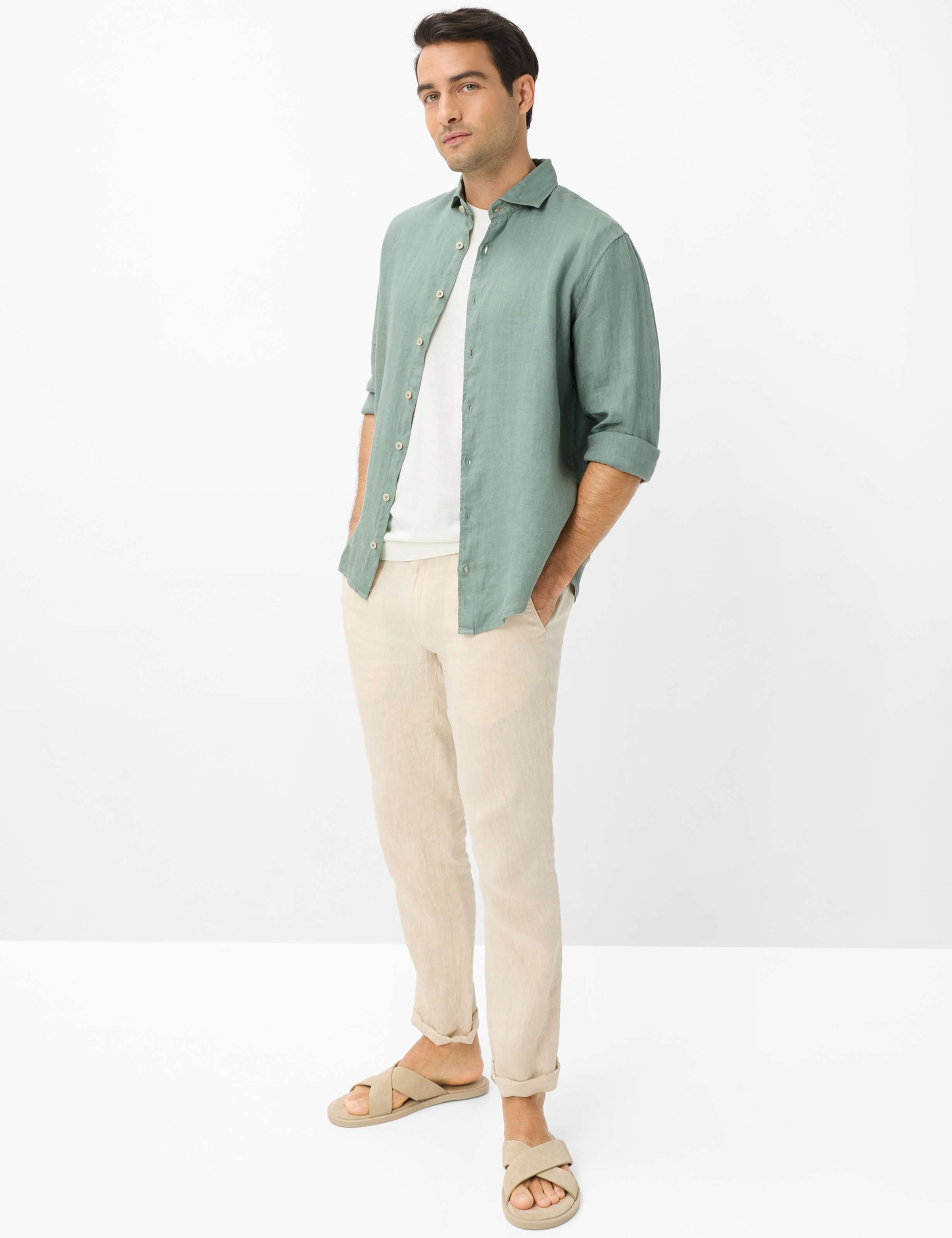 Brax Leinenhemd »Style HAROLD«
