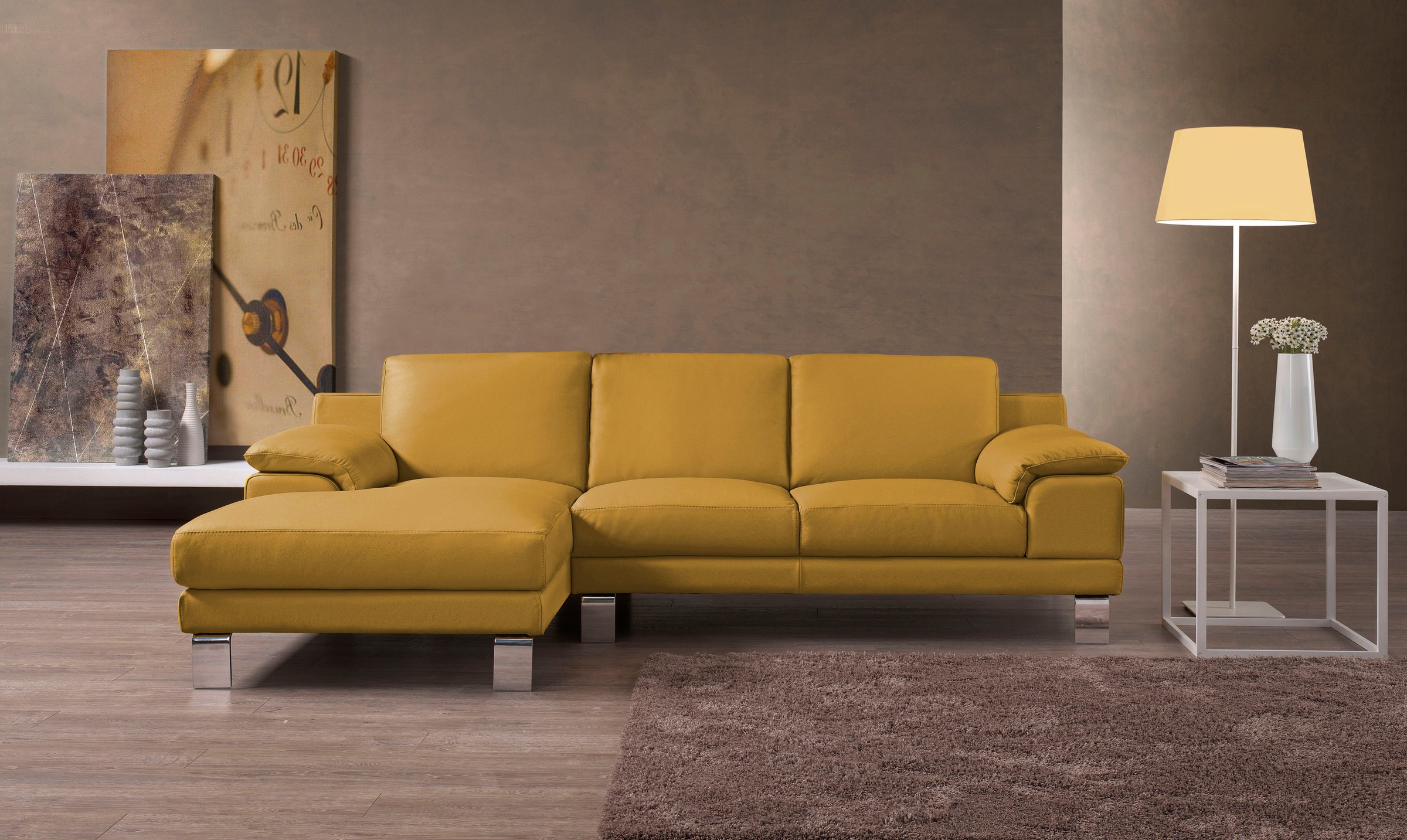 Egoitaliano Ecksofa "Shakira, Design und super Sitzkomfort auf hohem Niveau günstig online kaufen