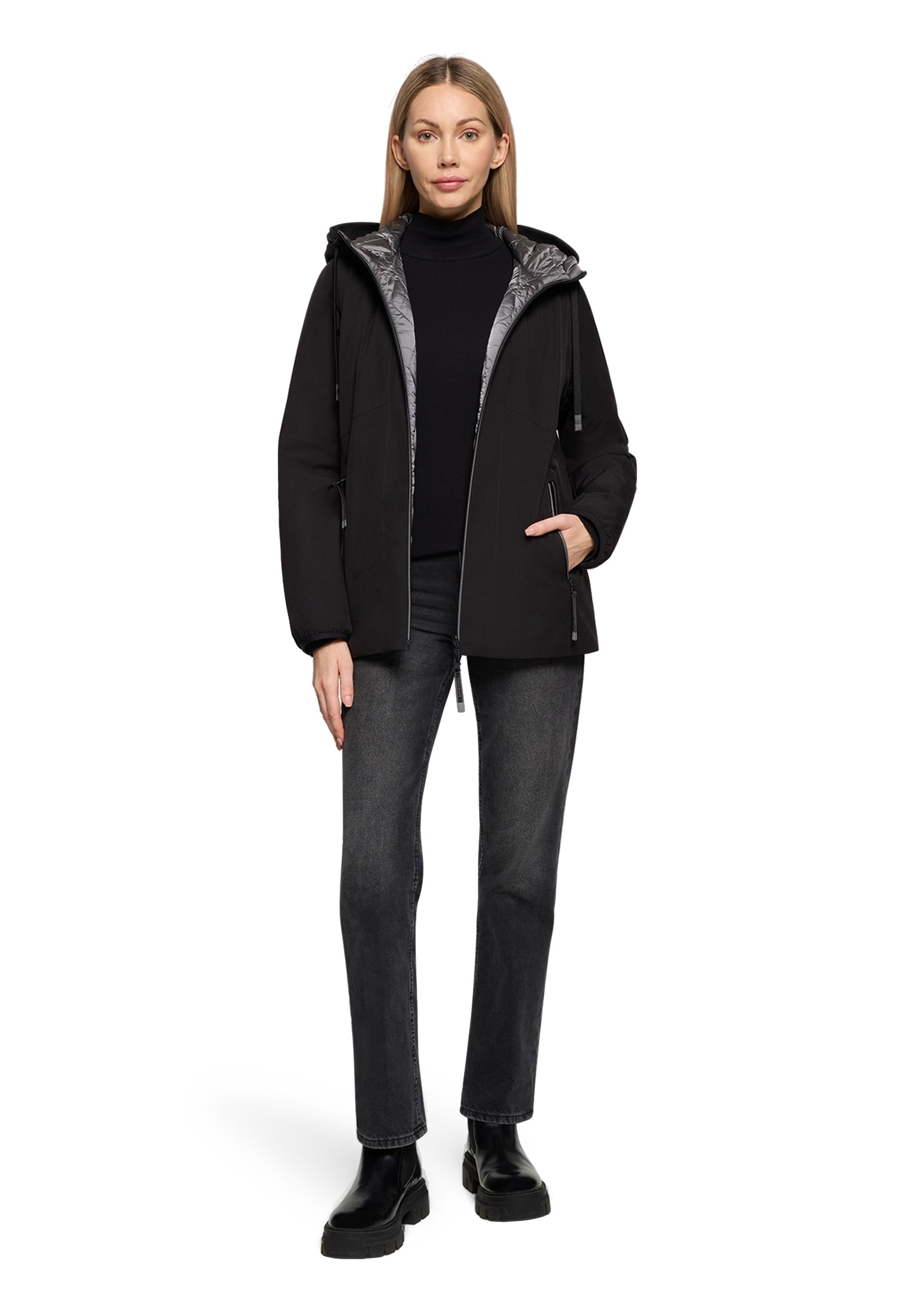 Betty Barclay Wendejacke »Damen Wendejacke mit Kapuze« mit Kapuze