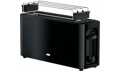 Toaster »HT 3110 BK«, 1 langer Schlitz, für 2 Scheiben, 1000 W