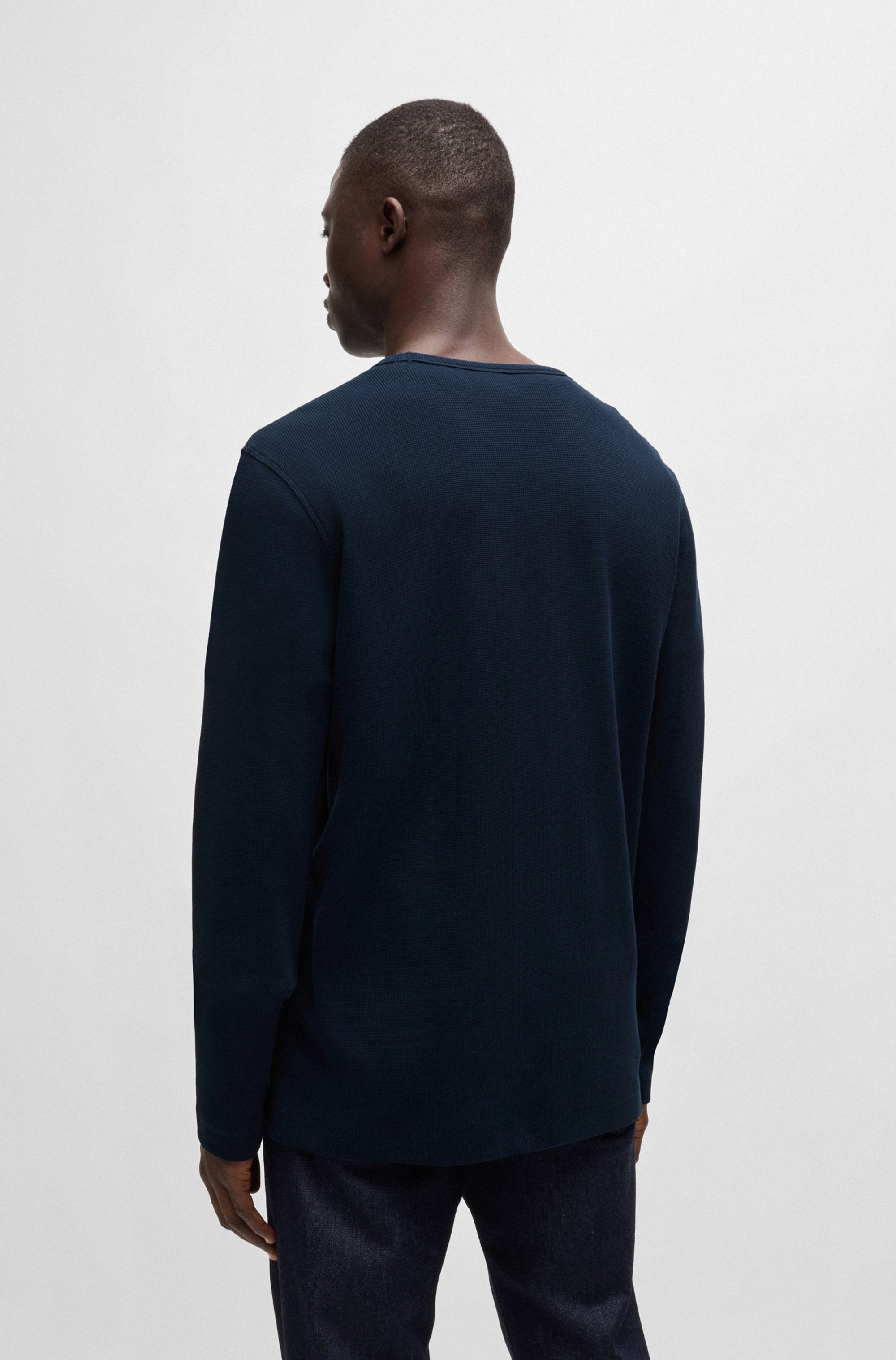 BOSS ORANGE Langarmshirt »Tempesto«, mit BOSS-Stickerei