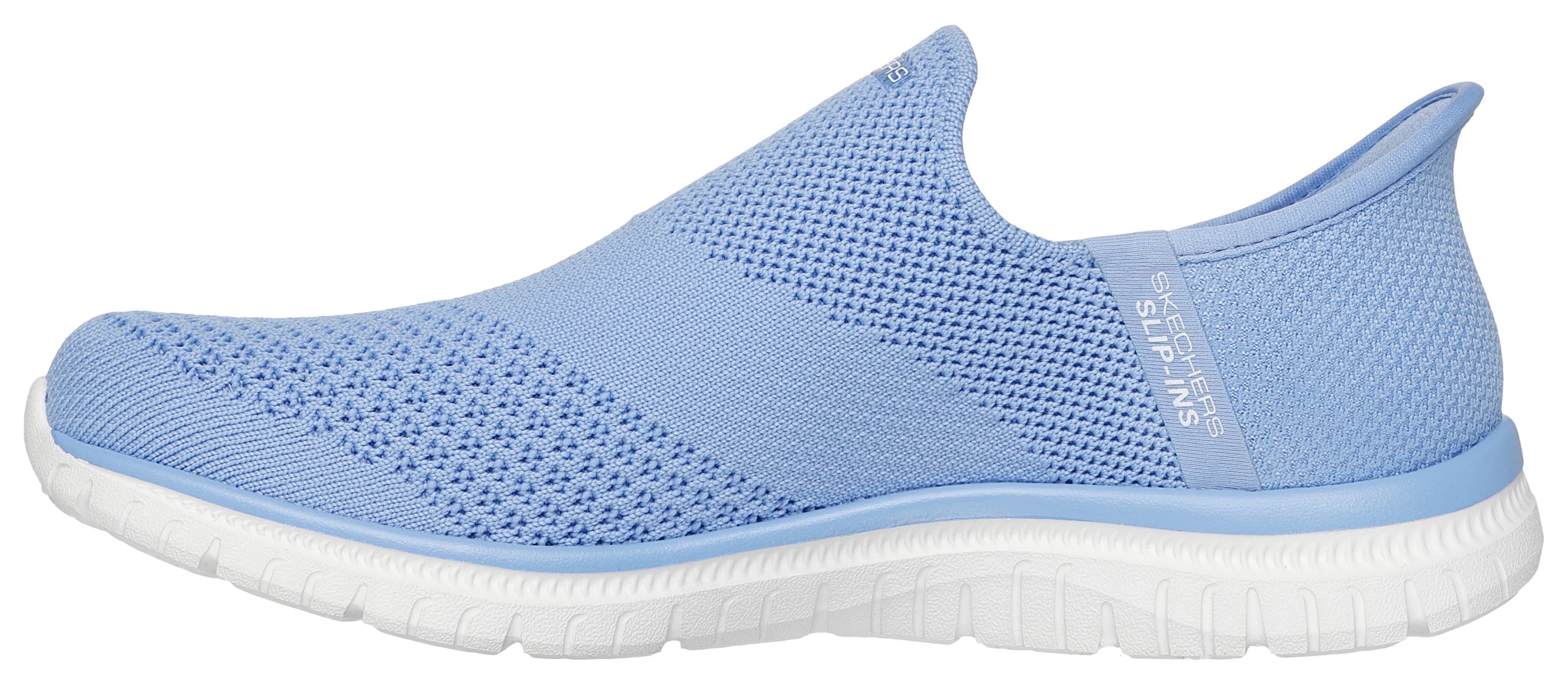 Skechers Slip-On Sneaker »VIRTUE-SLEEK«, Slipper, Freizeitschuh mit gepolstertem Heel-Pillow Fersenkissen