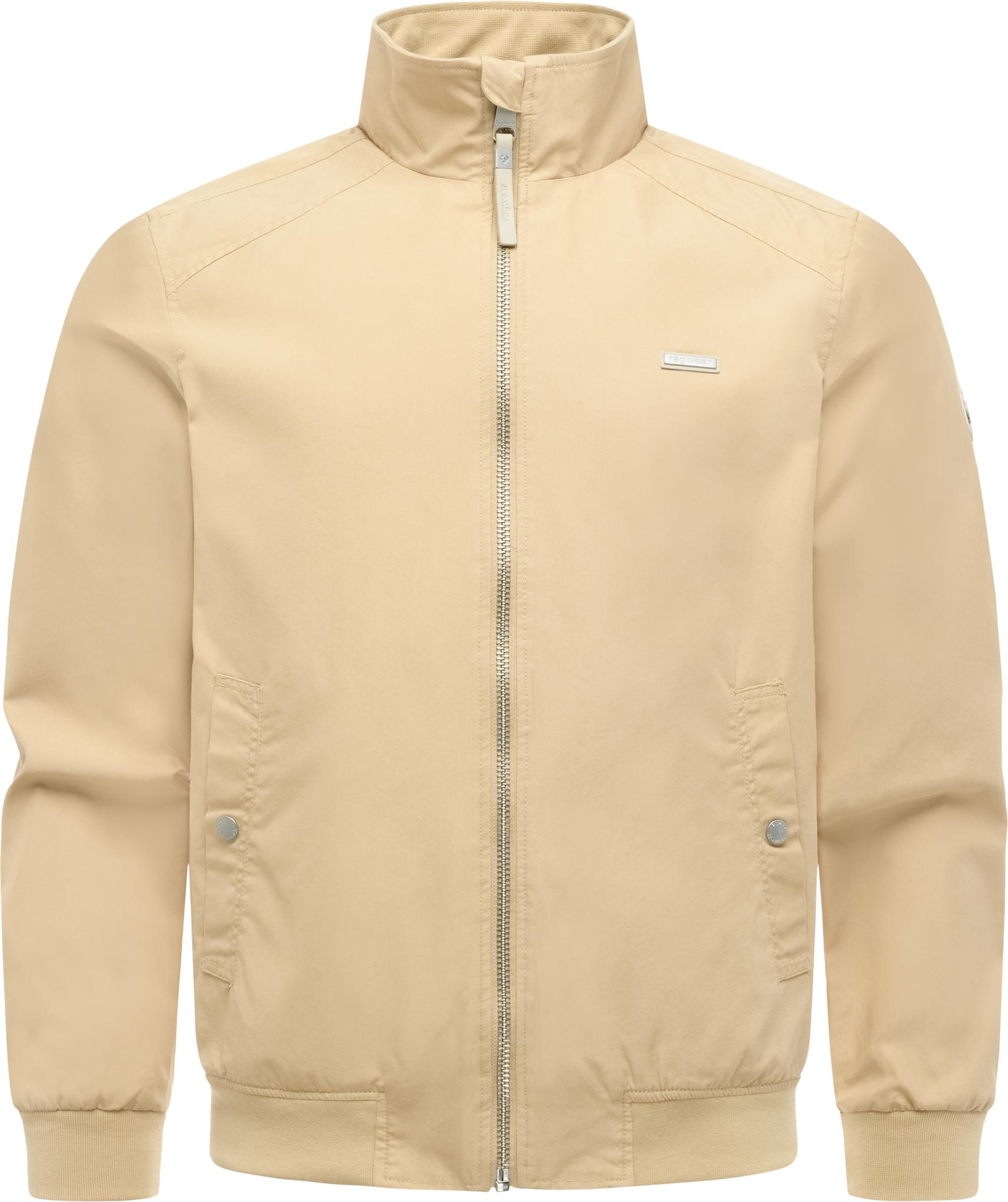 Outdoorjacke RAGWEAR "Izzyk YOUMODO", Herren, Gr. L (52), sand, Obermaterial: 65% Baumwolle, 35% Polyester; Innenfutter: 65% Polyester, 35% Baumwolle; Ärmelfutter: 100% Polyester, gerade hüftbedeckend, hoch geschlossener Ausschnitt, Rippbündchen, Jacken O
