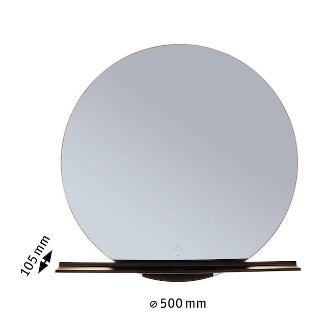 Paulmann LED Wandleuchte »Spiegel Miro rund IP44 11W 500mm 230V«, 1  flammig-flammig, TunableWhite, Spiegel | BAUR