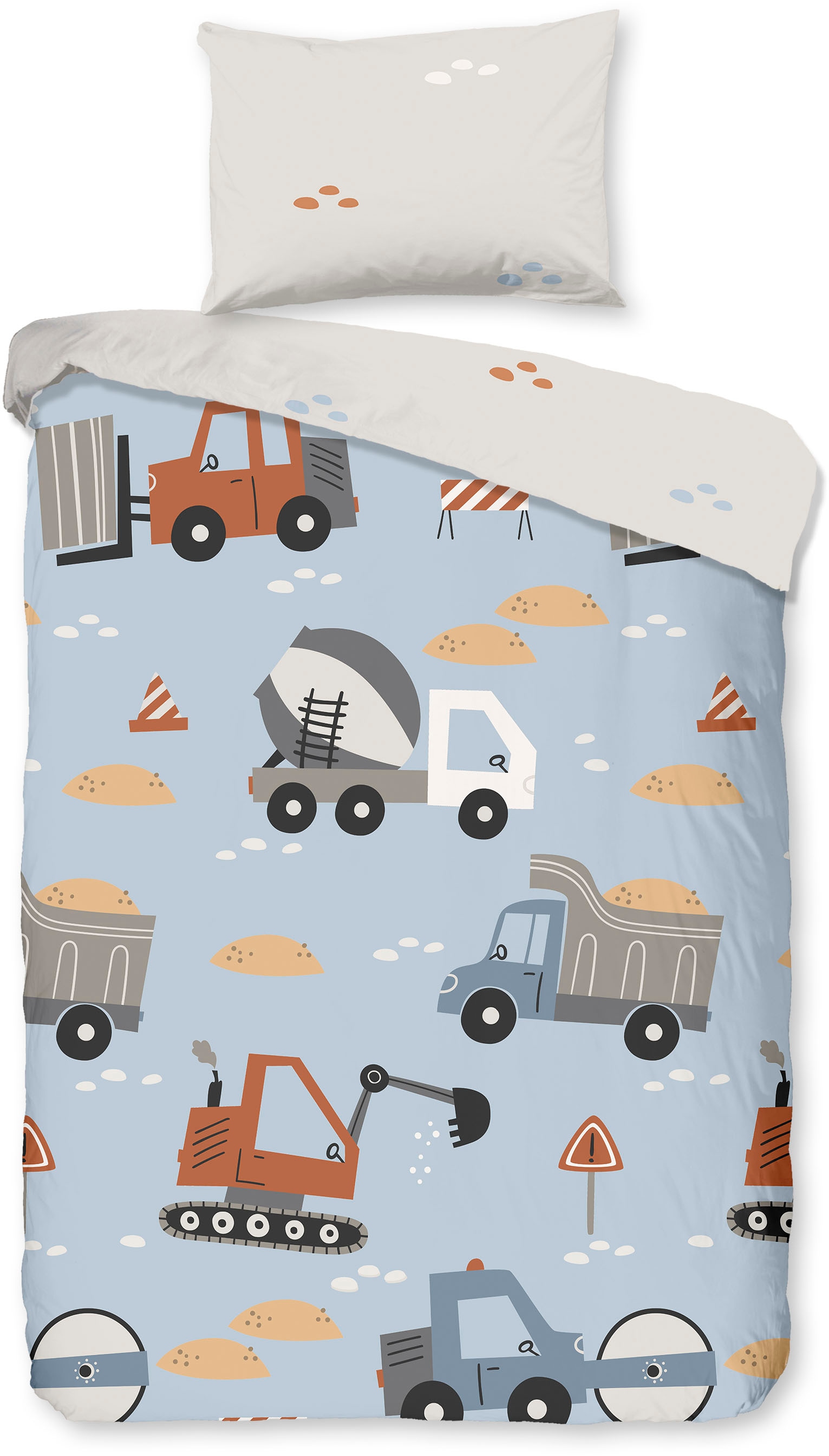 good morning Kinderbettwäsche "Mack" 2 Stk. Baumwolle, Renforcé, Wendeoptik günstig online kaufen