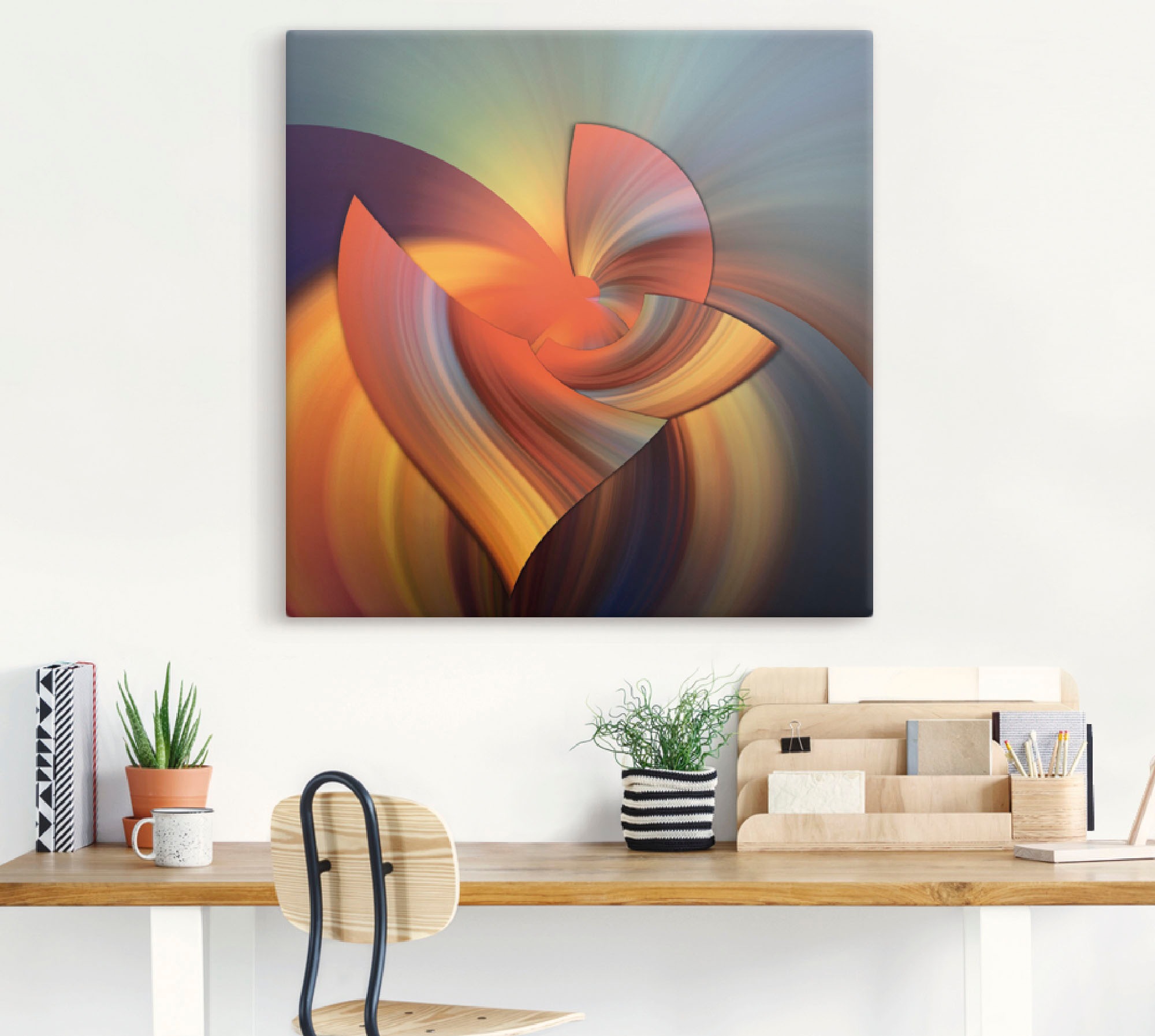 Artland Wandbild »Abstraktes in bunt«, Muster, (1 St.), als Leinwandbild, Poster, Wandaufkleber in verschied. Größen