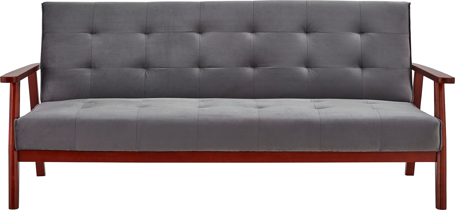 SalesFever Schlafsofa "Skagen, Sofa, 3-Sitzer", mit Holzgestell, 60 Relax- günstig online kaufen
