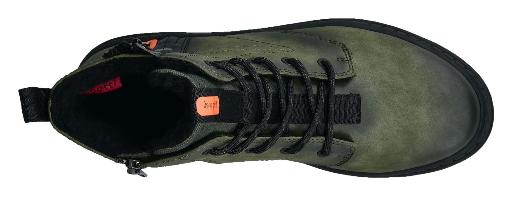 Thumbnail - bugatti Winterboots Schnürstiefel, Herrenboots mit modischem Zip