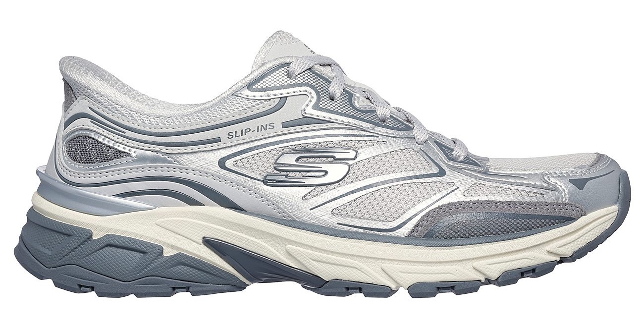 Thumbnail - Skechers Slip-On Sneaker "STAMINA SPORT" Retro Sneaker, Schnürschuh mit Metallic-Besätzen