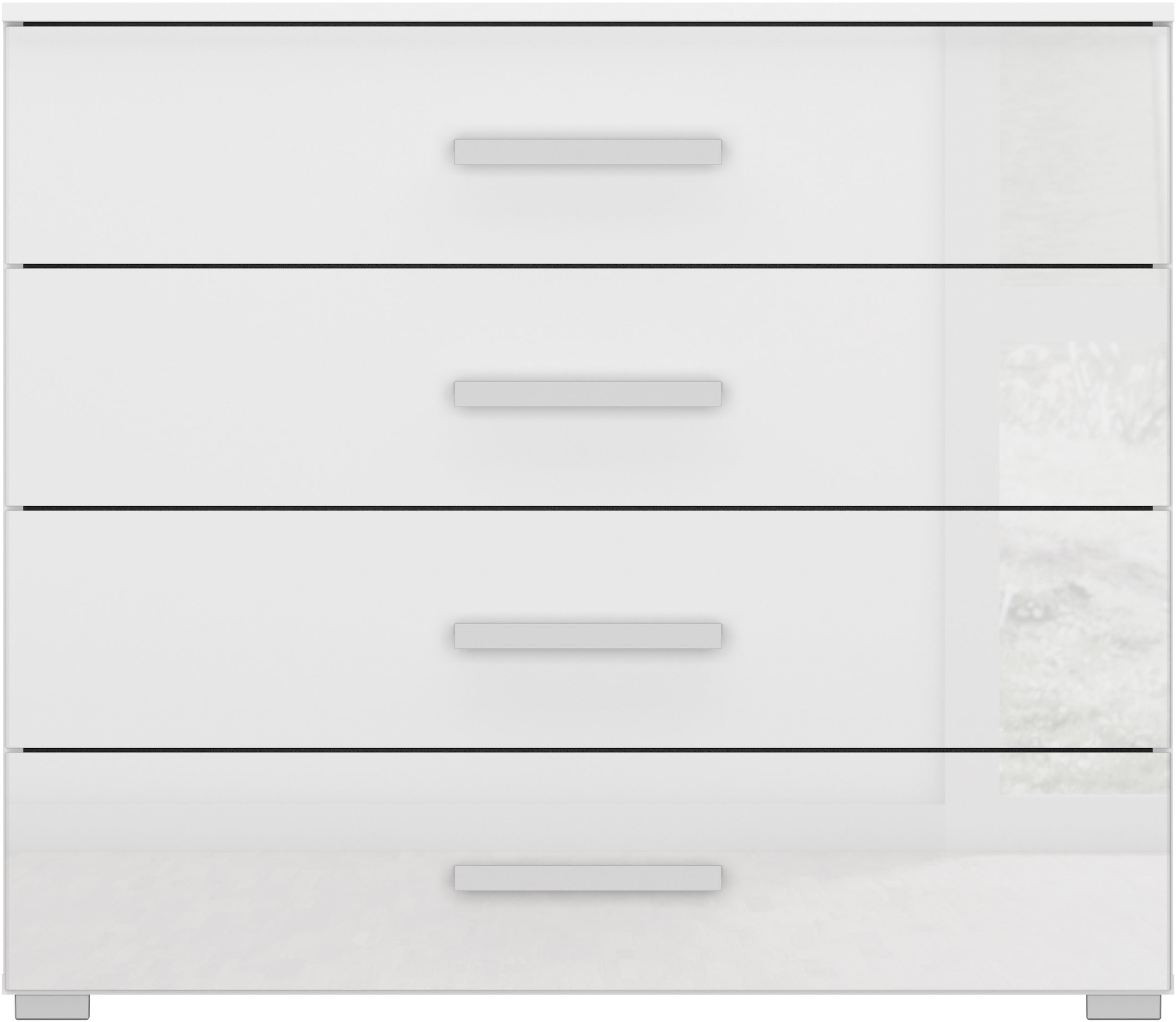 rauch Schubkastenkommode »Sideboard Kommode Schubkastenkommode KOLUNA mit Hochglanzfront«, (Breite 80 cm inkl. Soft-Close-Funktion), vier große und geräumige Schubladen mit viel Stauraum MADE IN GERMANY