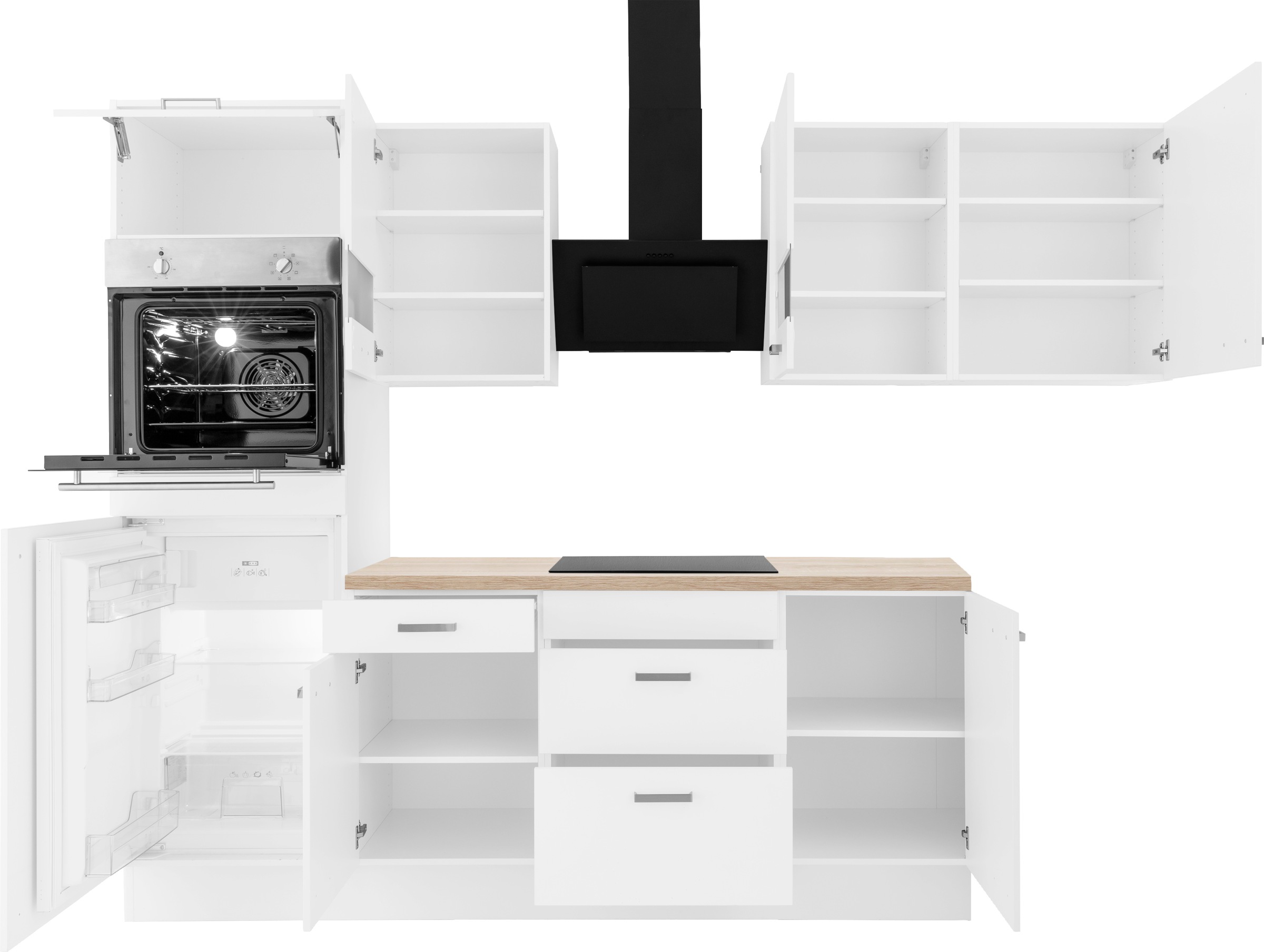 OPTIFIT Winkelküche »Parma«, ohne E-Geräte, Stellbreite 285 x 175 cm