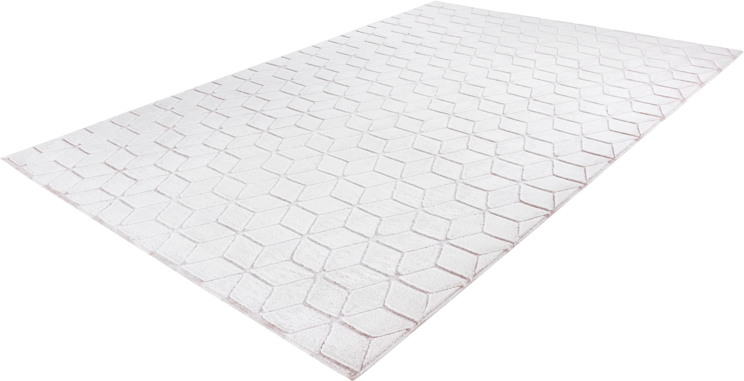 me gusta Teppich »Vivica 100«, rechteckig, 20 mm Höhe, besonders weich durch Microfaser, Wohnzimmer