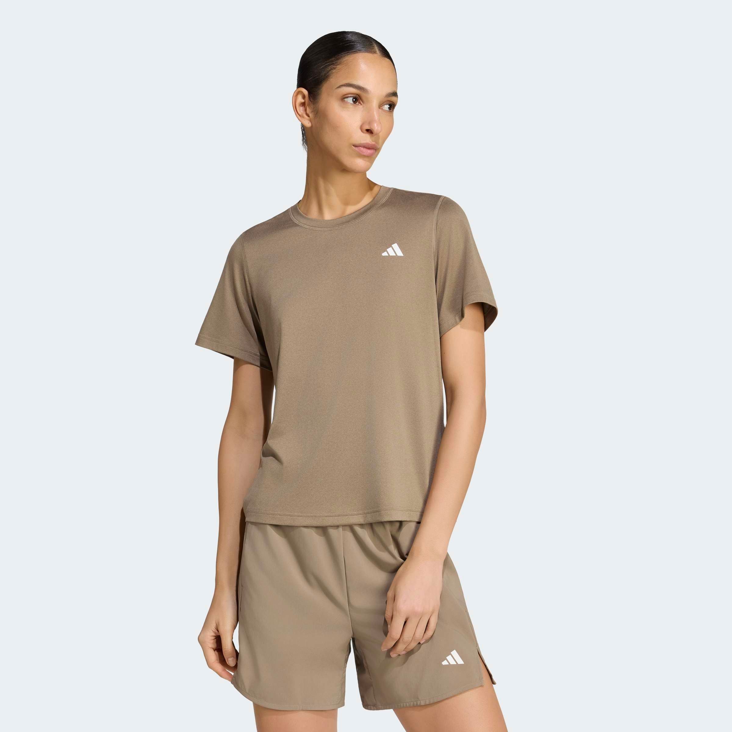 adidas Performance T-Shirt "WORKOUT ESSENTIALS" für Erwachsene, mit Rundhalsausschnitt, ohne Verschluss, aus Polyester