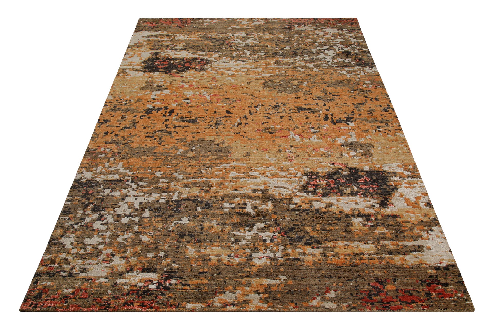 Teppich ESPRIT "East Village", braun, B:50cm H:6mm L:80cm, Schurwolle, Teppiche, Teppich, Wollteppich, Vintage, gewebt, kurzflor, edel, Wohnzimmer, boho 2