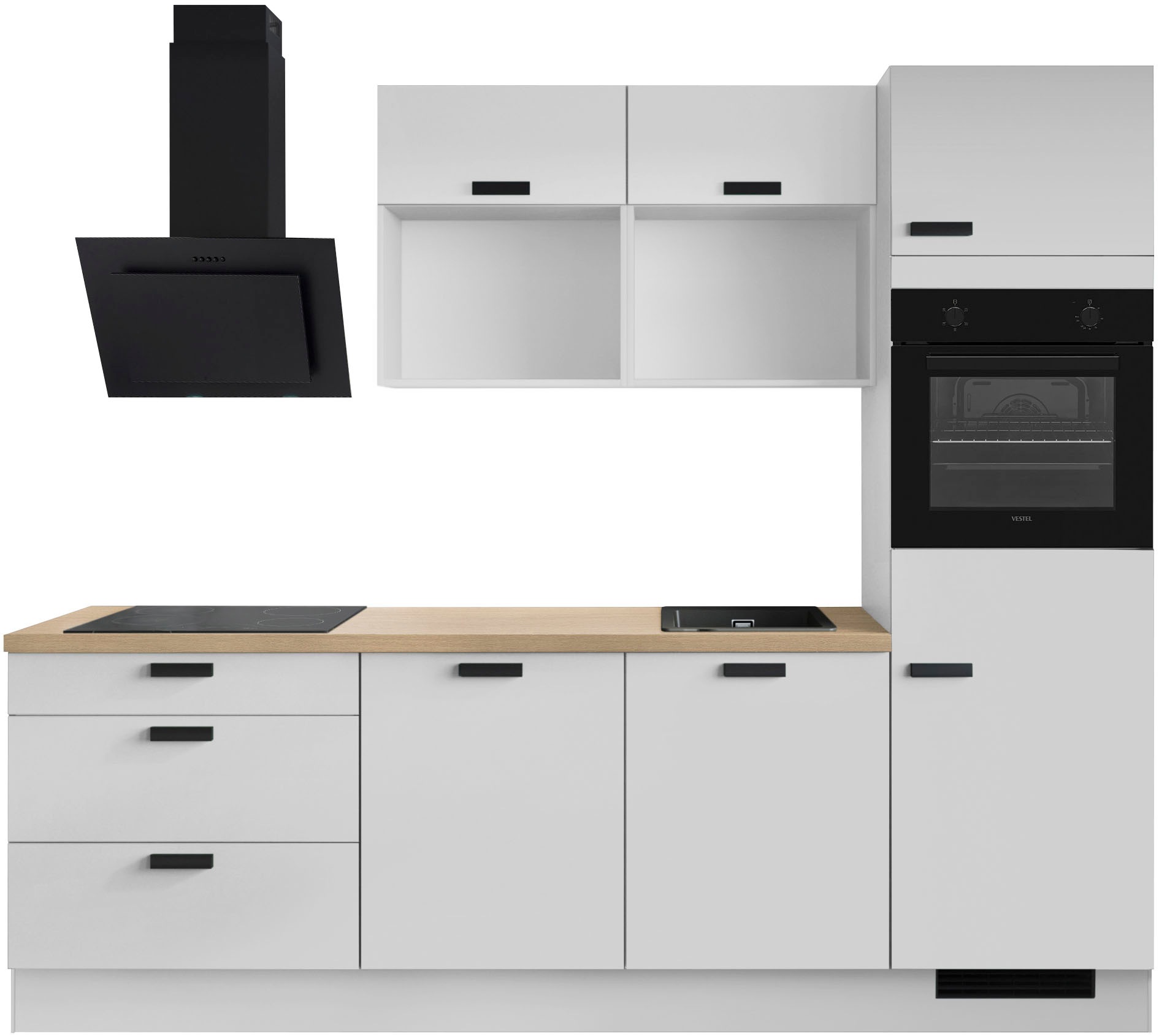 IMPULS KÜCHEN Küchenzeile ""Breslau", Ausrichtung wählbar, Schubkästen mit günstig online kaufen