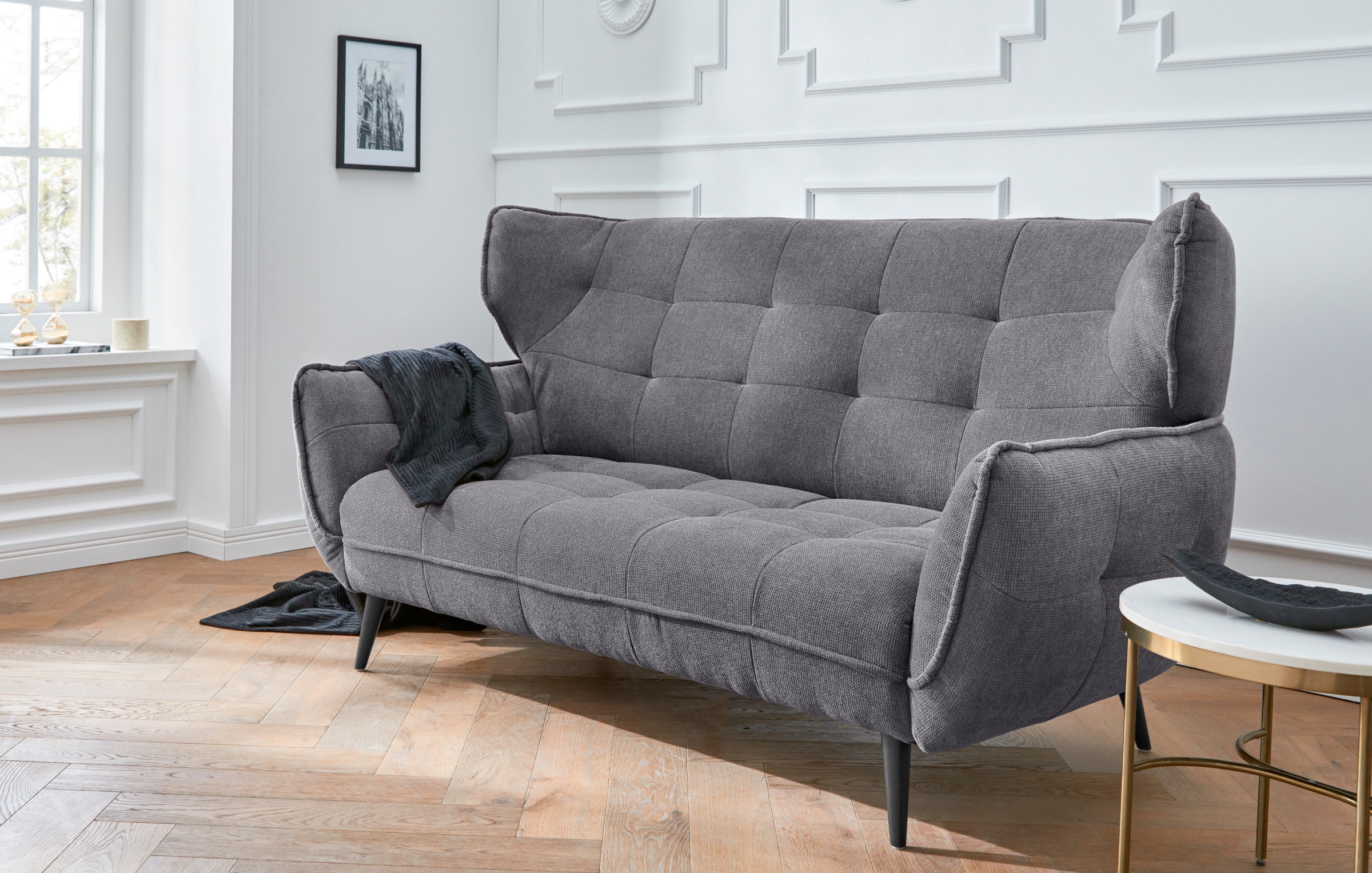 Leonique 2-Sitzer "Ariana", Big-Sofa bzw. stylischer Hochlehner günstig online kaufen