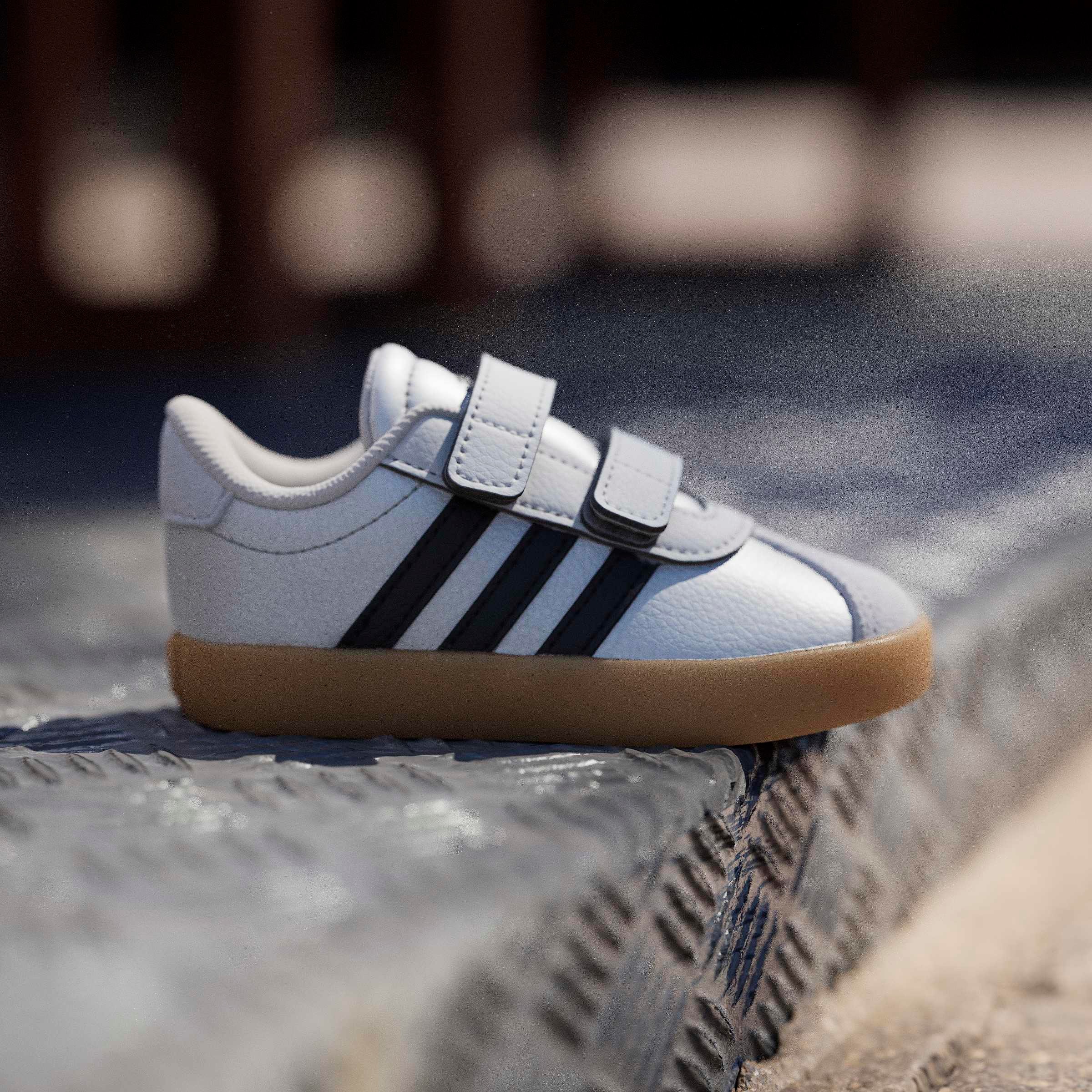 adidas Sportswear Klettschuh »VL COURT 3.0 KIDS«  inspiriert vom Design des adidas samba, für Kinder