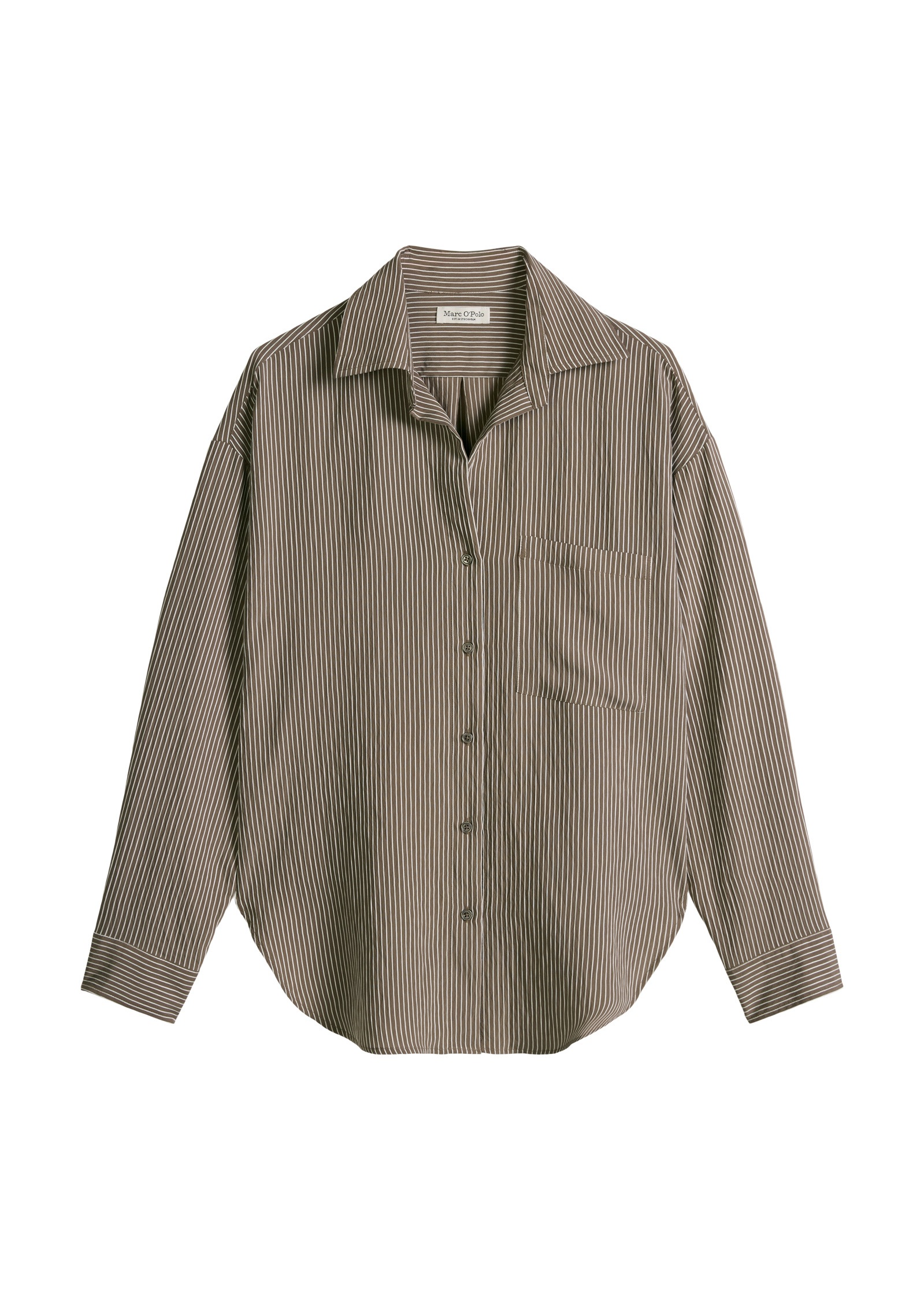 Marc O'Polo Langarmbluse »aus Crinkle-Viskose-Mix«