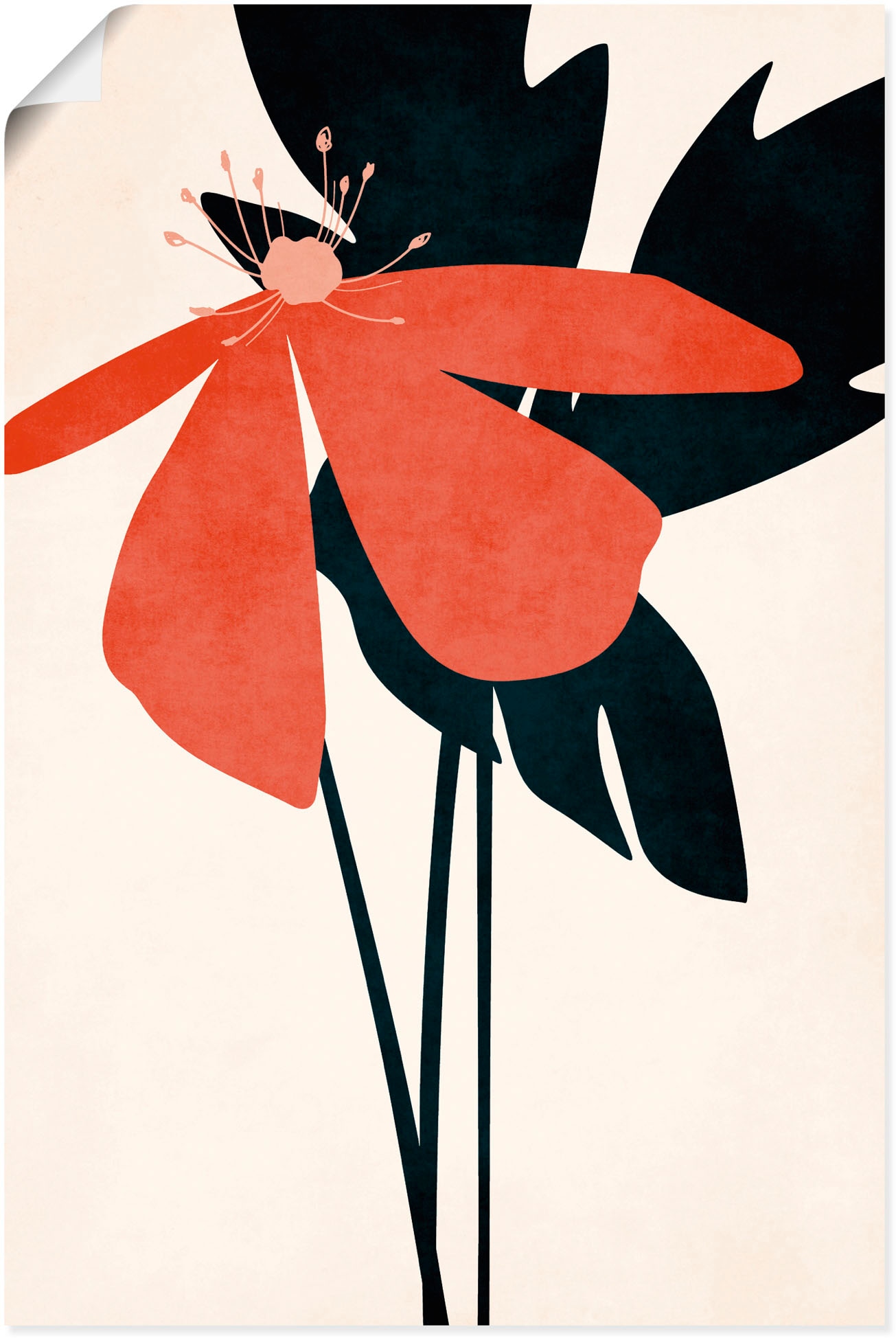 Blumenbilder, Leinwandbild, als Wandbild an oder »Denke versch. Wandaufkleber Poster (1 bestellen dich«, BAUR St.), Größen | Alubild, Artland in
