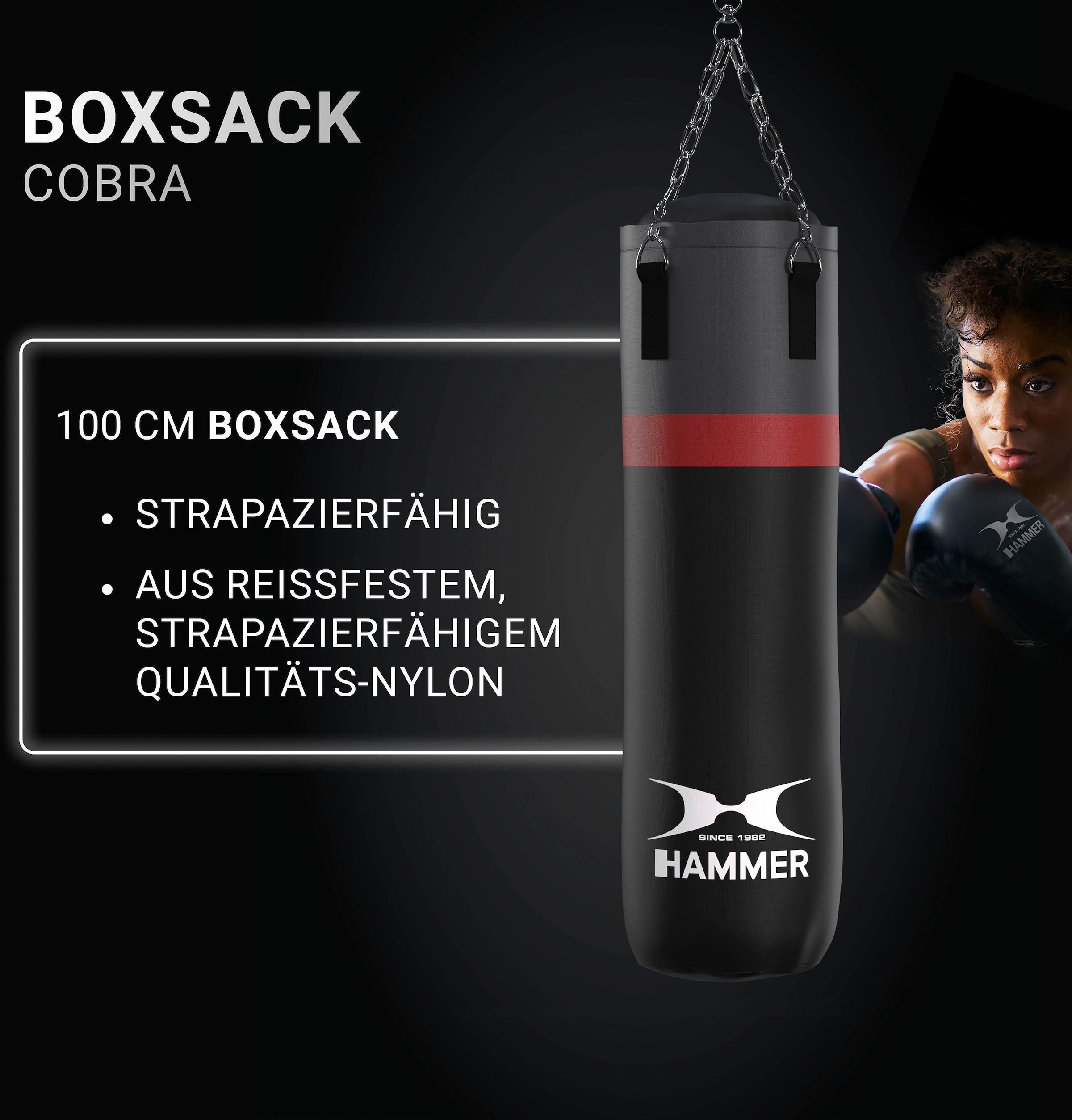 Raten Hammer auf BAUR Boxsack | »Cobra«