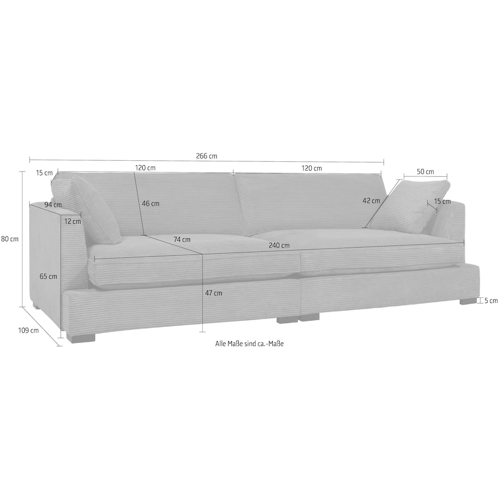 Guido Maria Kretschmer Home&Living Big-Sofa »Annera«