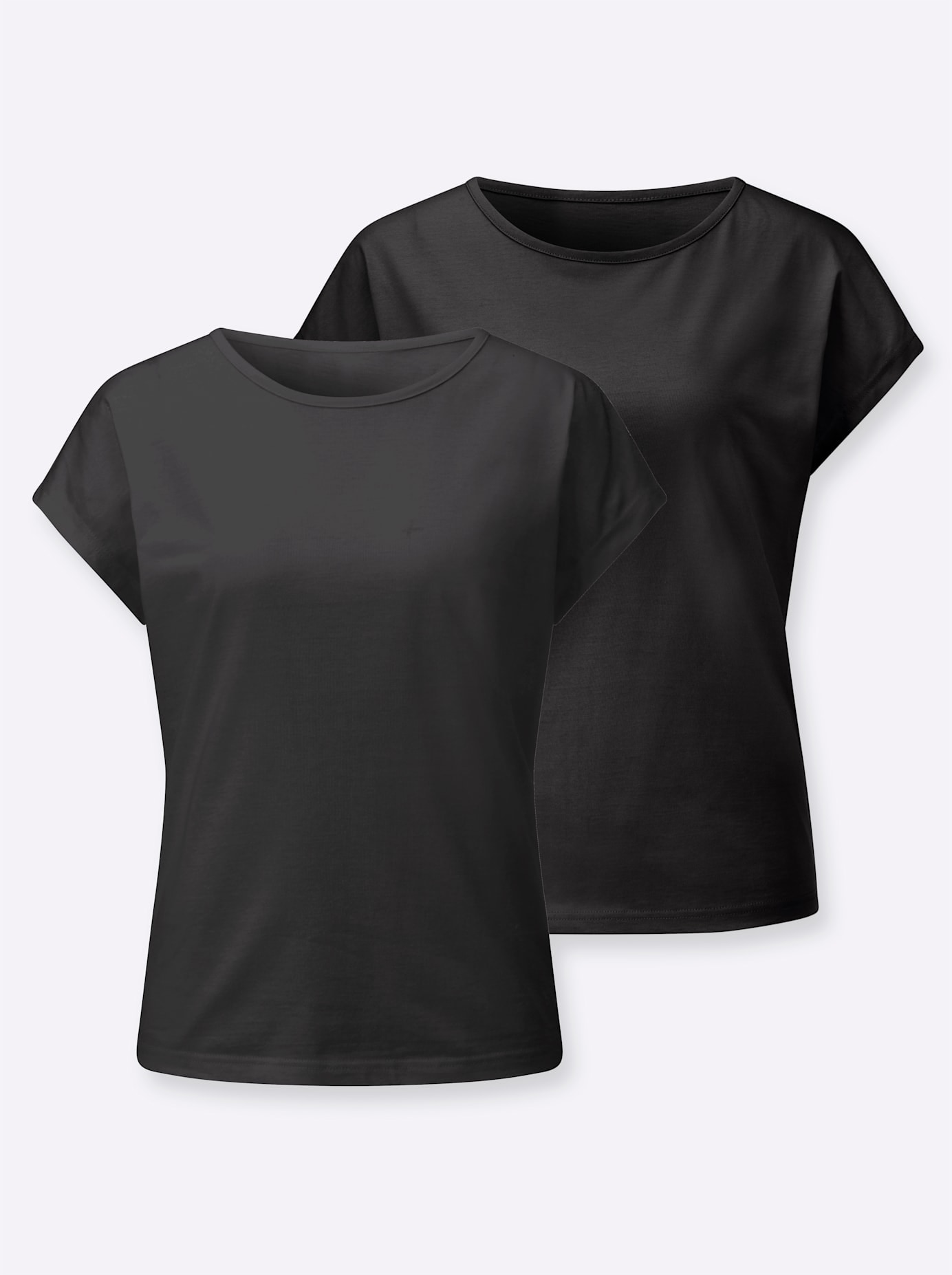 Casual Looks Rundhalsshirt "2er-Pack Shirts" 2 tlg. günstig online kaufen